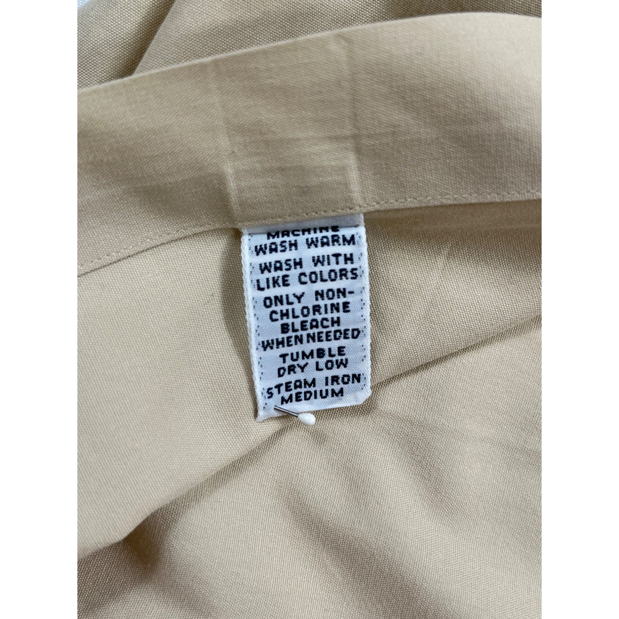Ralph Lauren Ralph Lauren Mens Beige Dress Shirt SKU 7543 Size XL Size US XL / EU 56 / 4 - 6 Thumbnail