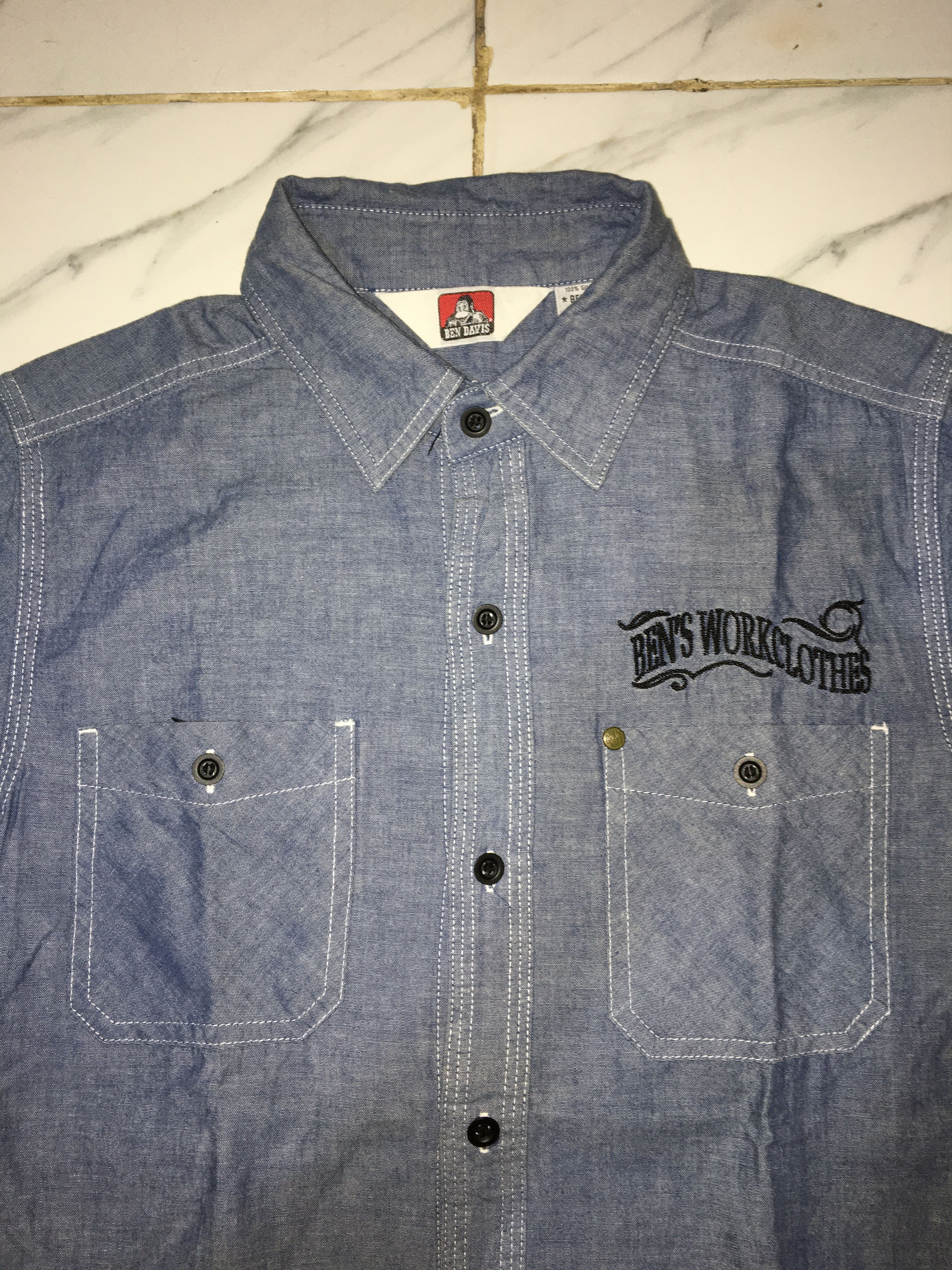 Ben Davis Ben Davis Double Pocket Button Ups Size US M / EU 48-50 / 2 - 4 Thumbnail