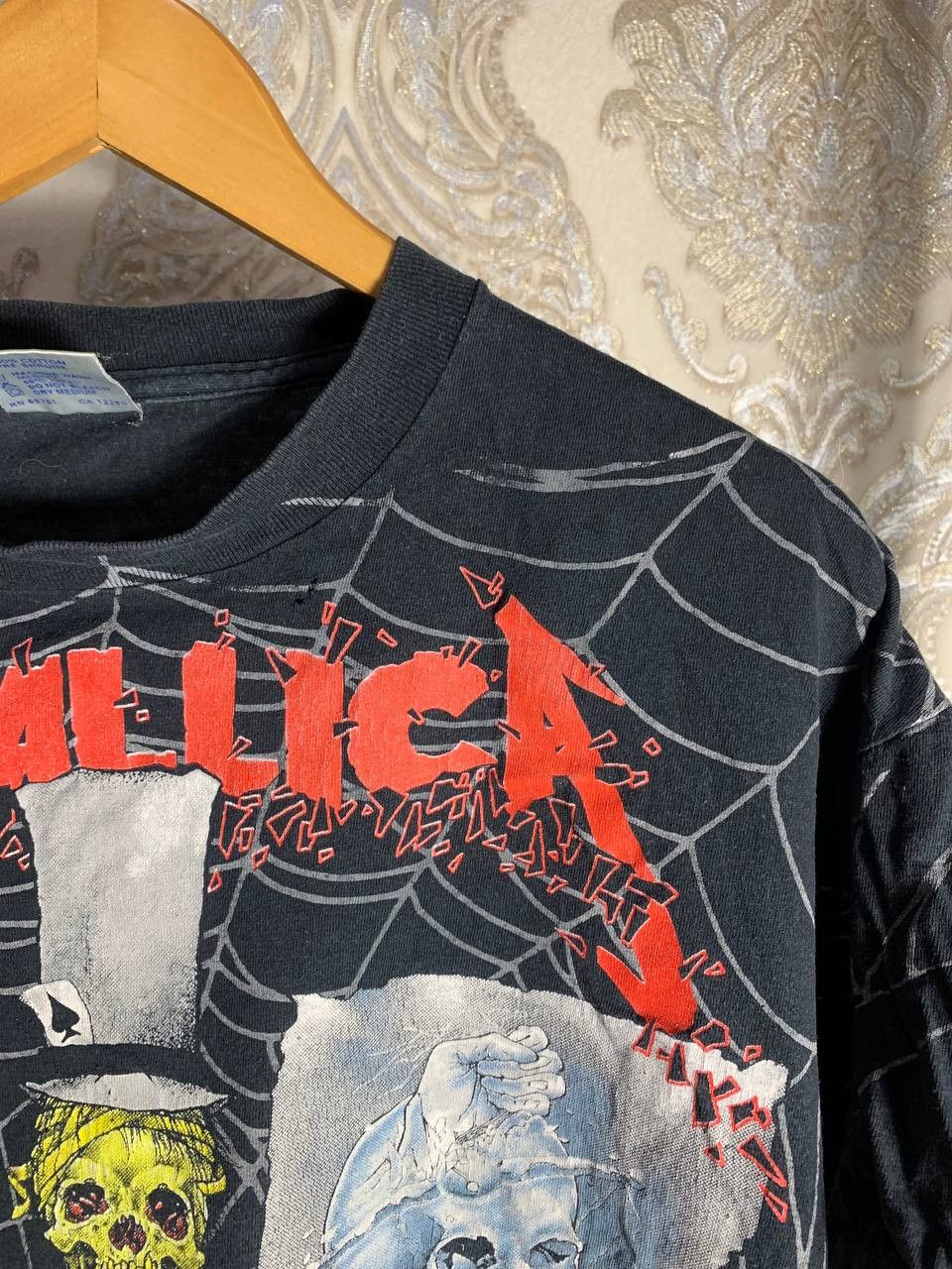 Band Tees Vintage Brockum Metallica 1992 3D Printed Rock T-shirt Retro Size US XL / EU 56 / 4 - 3 Thumbnail