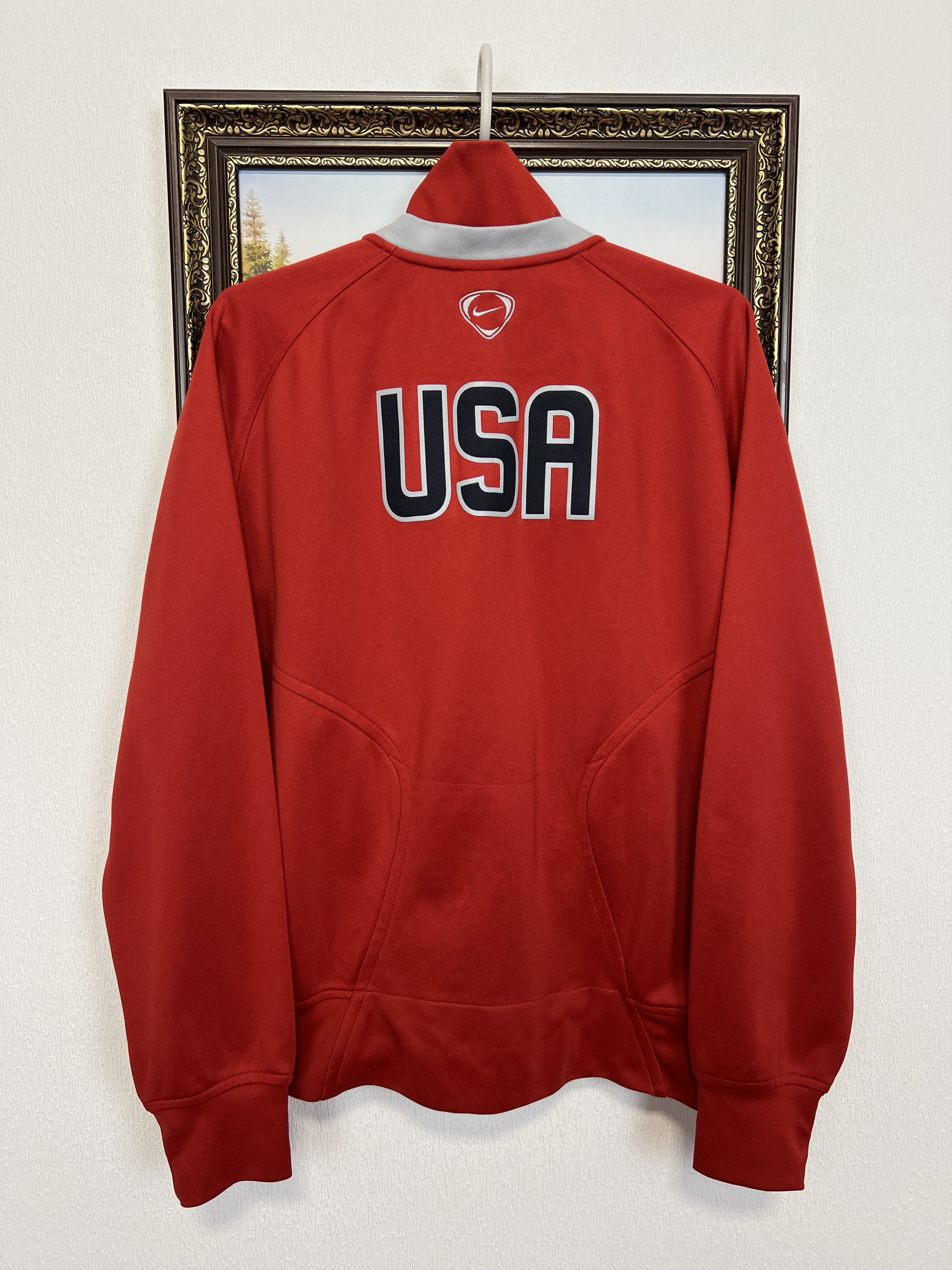 Nike Vintage USA Football Jacket Soccer Track Top National Rare Size US L / EU 52-54 / 3 - 10 Thumbnail