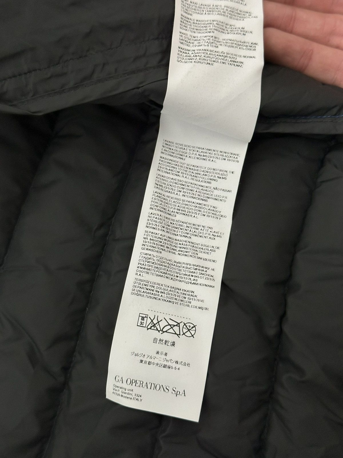 Armani Armani Jeans Micro Puffer Jacket Size L Size US L / EU 52-54 / 3 - 10 Thumbnail