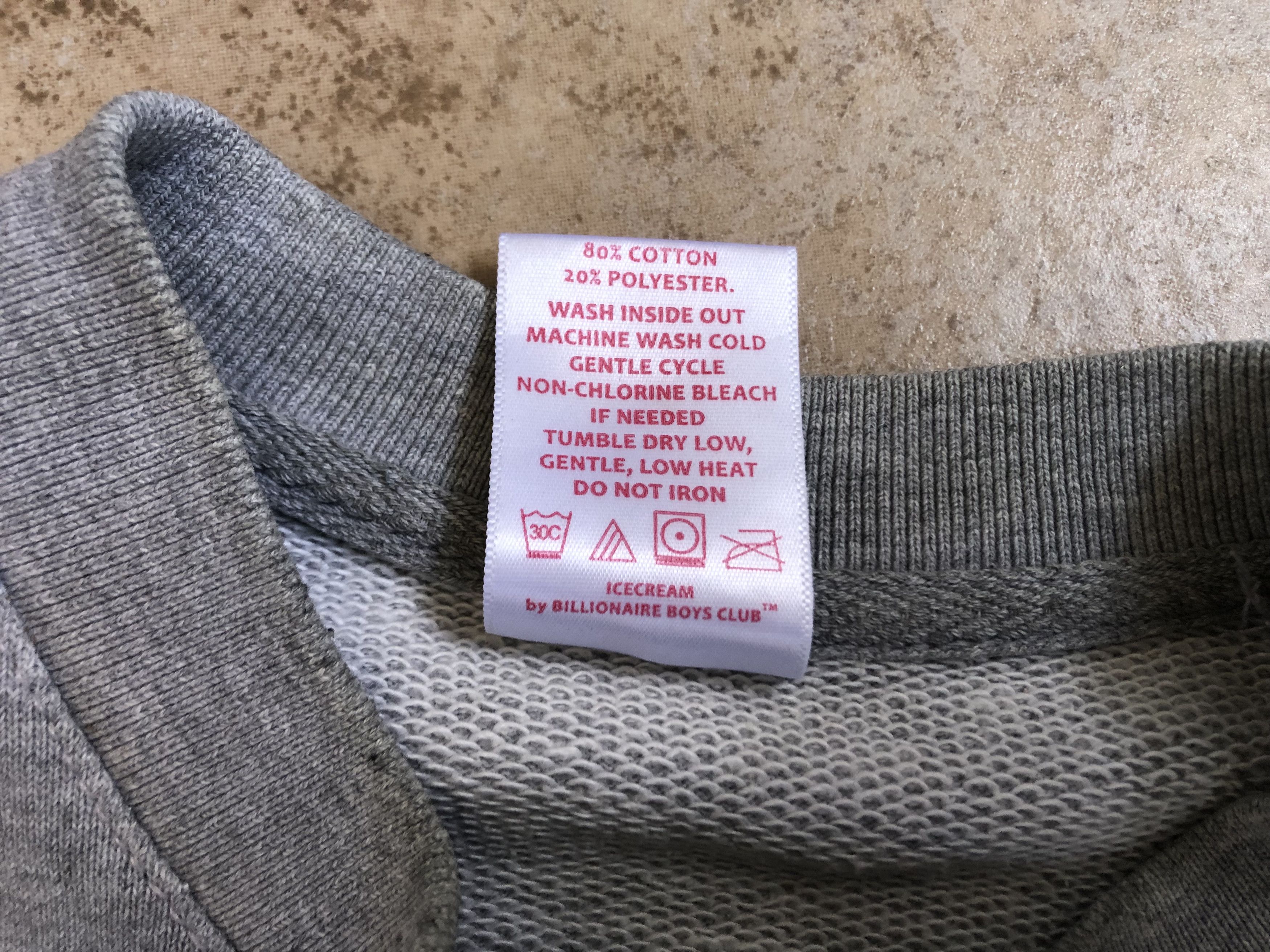 Billionaire Boys Club Billionaire Boys Club Ice Cream Grey Sweatshirt Size S Size US S / EU 44-46 / 1 - 9 Thumbnail
