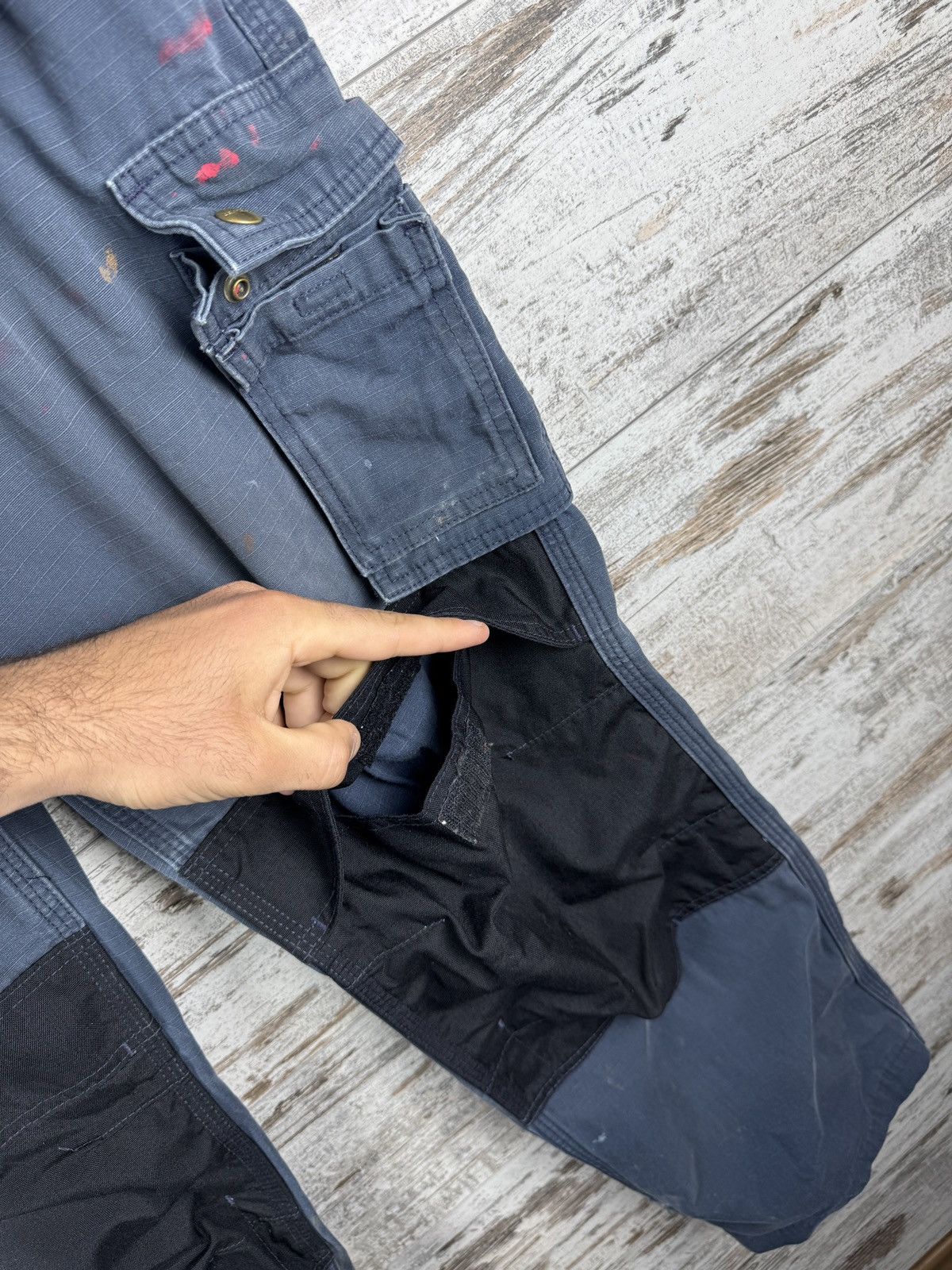 Carhartt Distressed Vintage Carhartt Workwear Double Knee Cargo pants Size US 34 / EU 50 - 13 Thumbnail