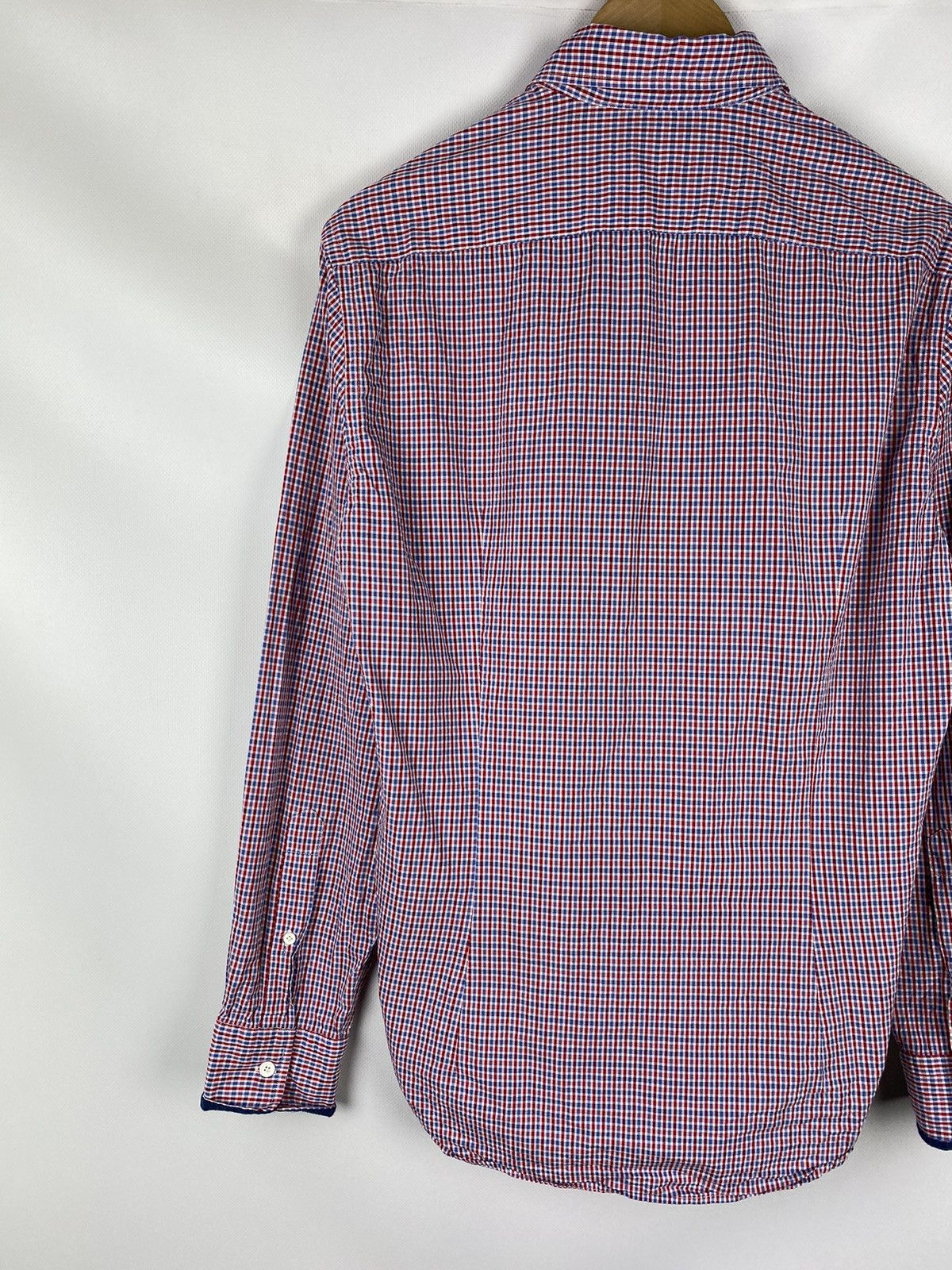 Boggi Boggi Milano men’s long sleeve plaid button up shirt size L Size US L / EU 52-54 / 3 - 16 Thumbnail