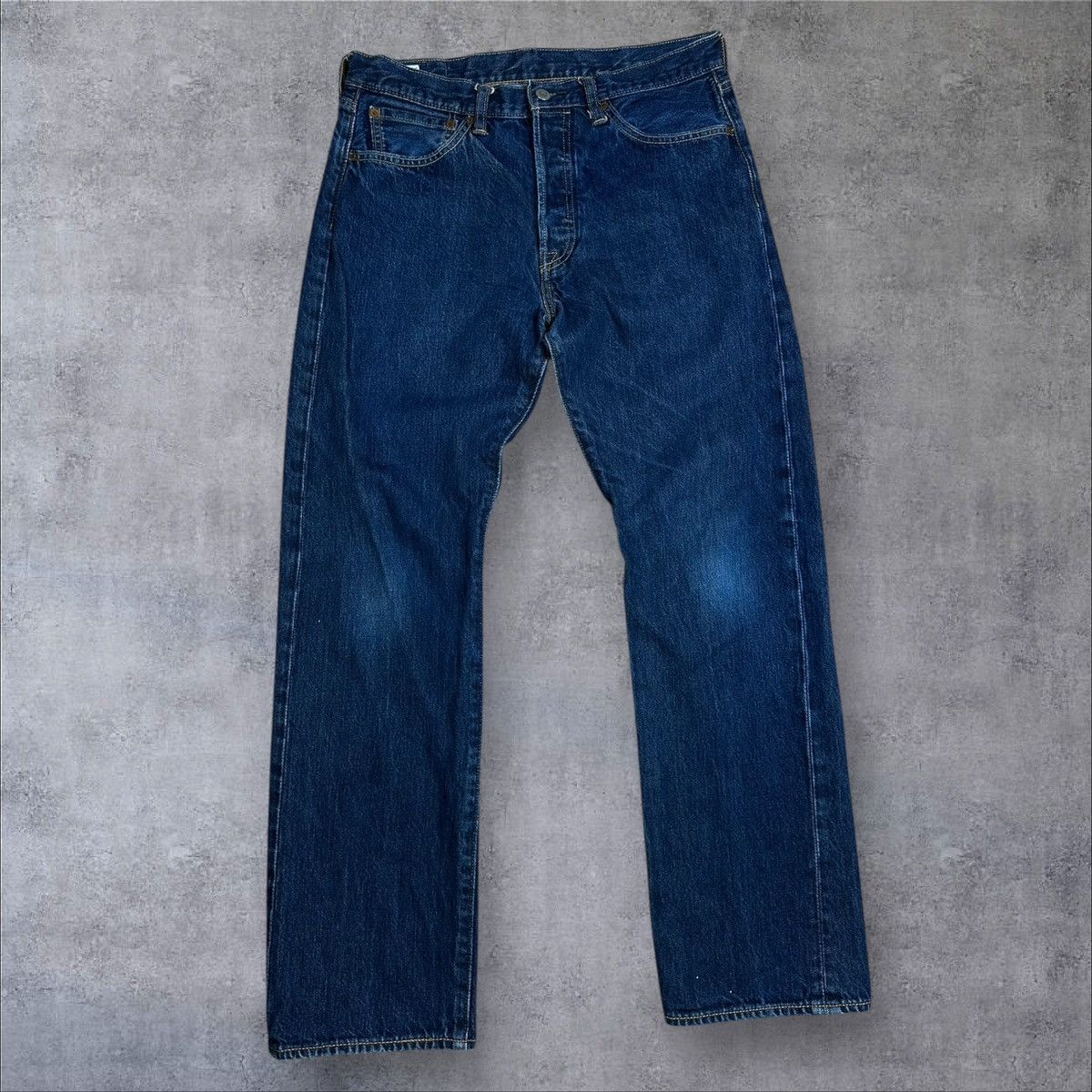 Levi's × Vintage Vintage Levi’s 501 Navy Blue Jeans Denim Pants W32 L30 Size US 32 / EU 48 - 2 Thumbnail