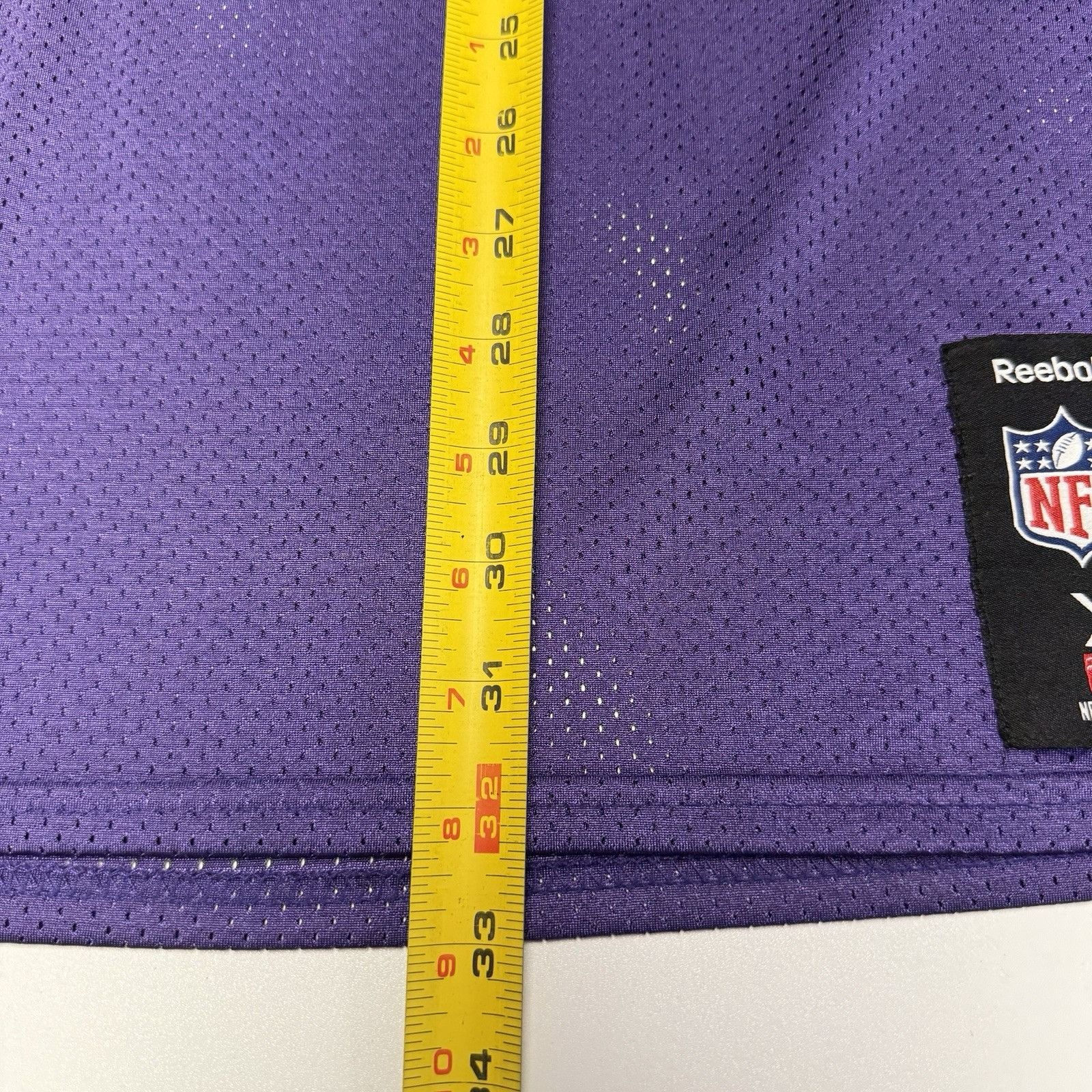 NFL Joe Flacco Baltimore Ravens NFL Jersey Mens XL 25x32 Purple Size US XL / EU 56 / 4 - 17 Thumbnail