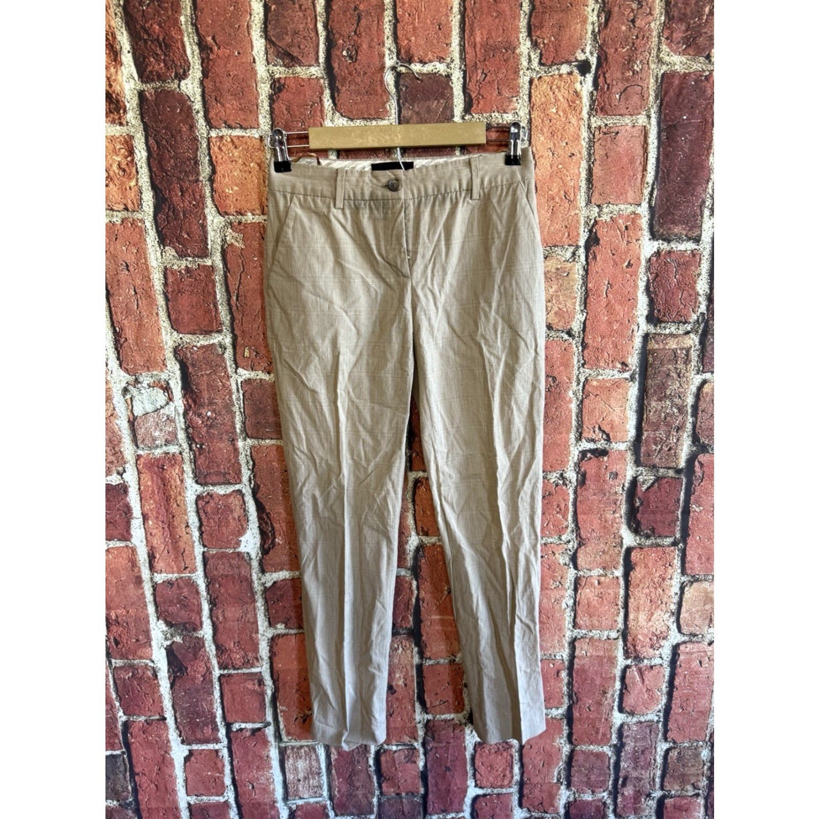 Dolce & Gabbana Dolce&Gabbana Mens Chino Pants Straight Leg Beige 36 x 28 Regular Fit Size 36 Mens Pants Size US 36 / EU 52 - 2 Thumbnail