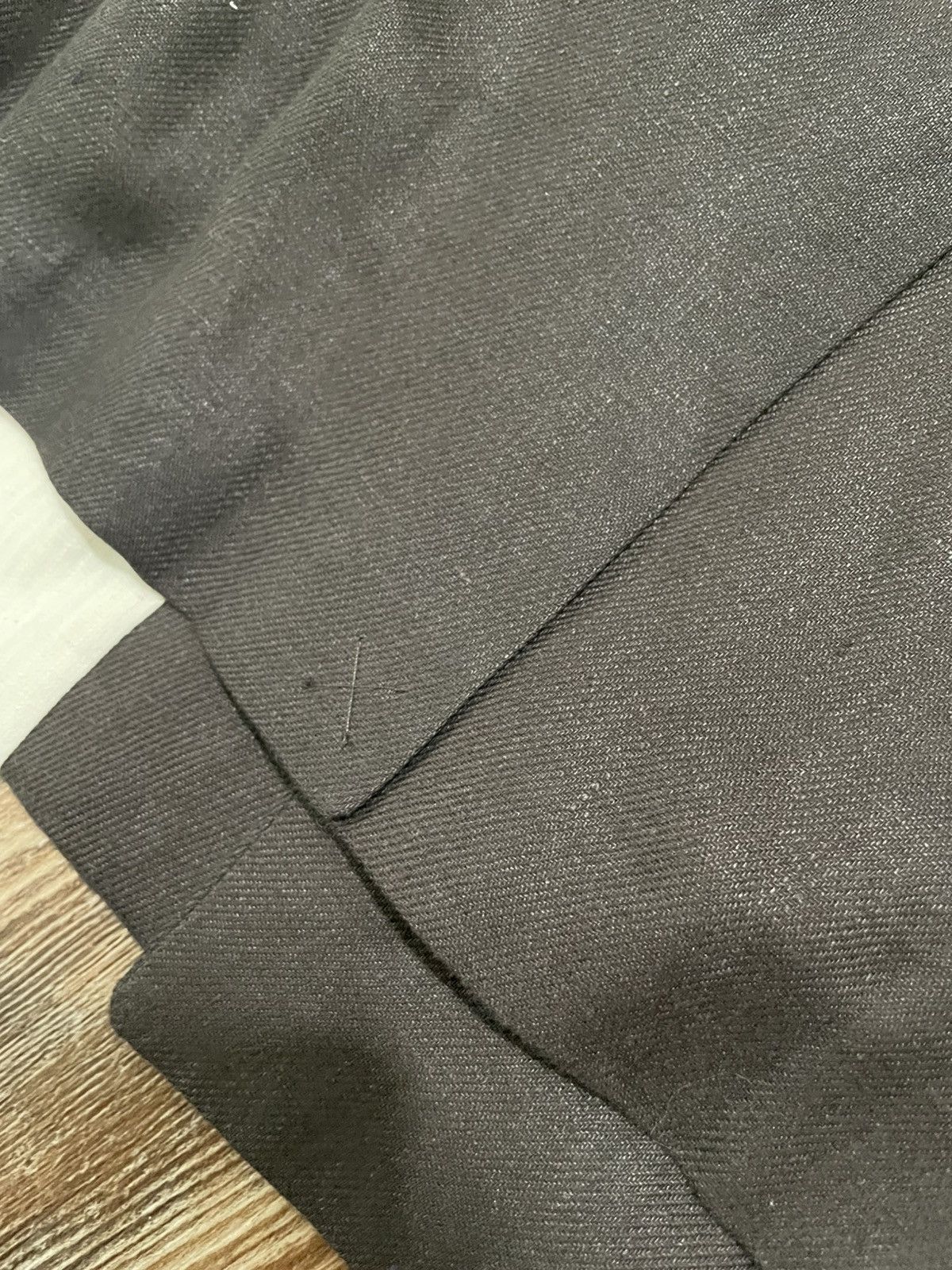 Zara Zara Linen Double Breasted Blazer 2x4 38R-40R Brown Size 38R - 7 Thumbnail