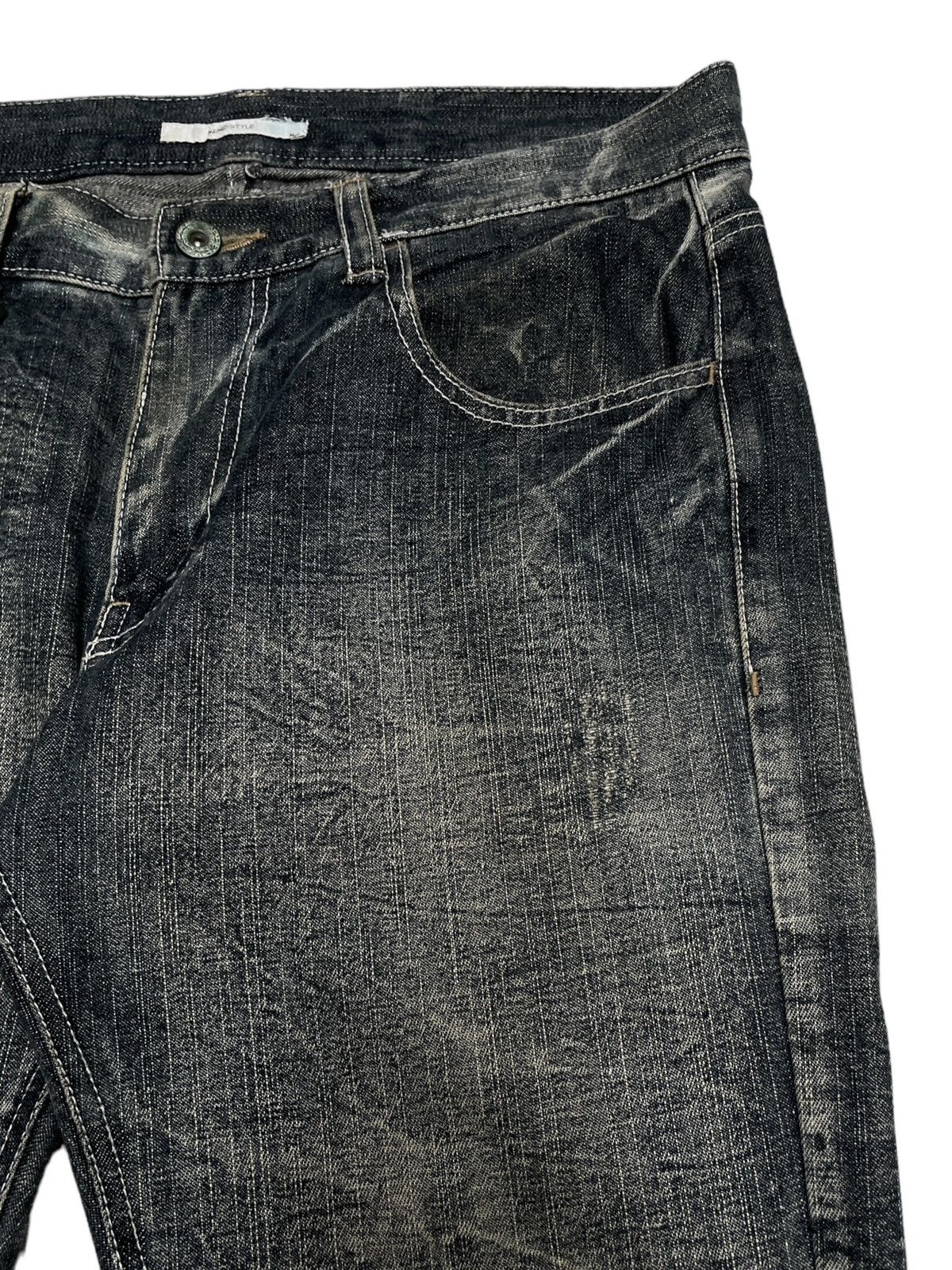 Japanese Brand × Vintage Rare Design Vintage Brand Menz Style Flared Jeans 1990s Size US 33 - 4 Thumbnail