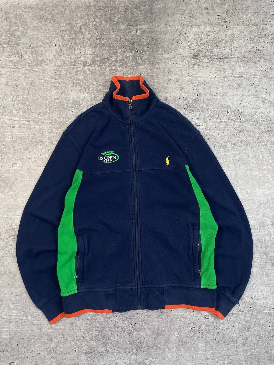 Polo Ralph Lauren Vintage Polo Ralph Lauren Us Open 2012 Track Jacket Y2K Size US M / EU 48-50 / 2 - 1 Thumbnail