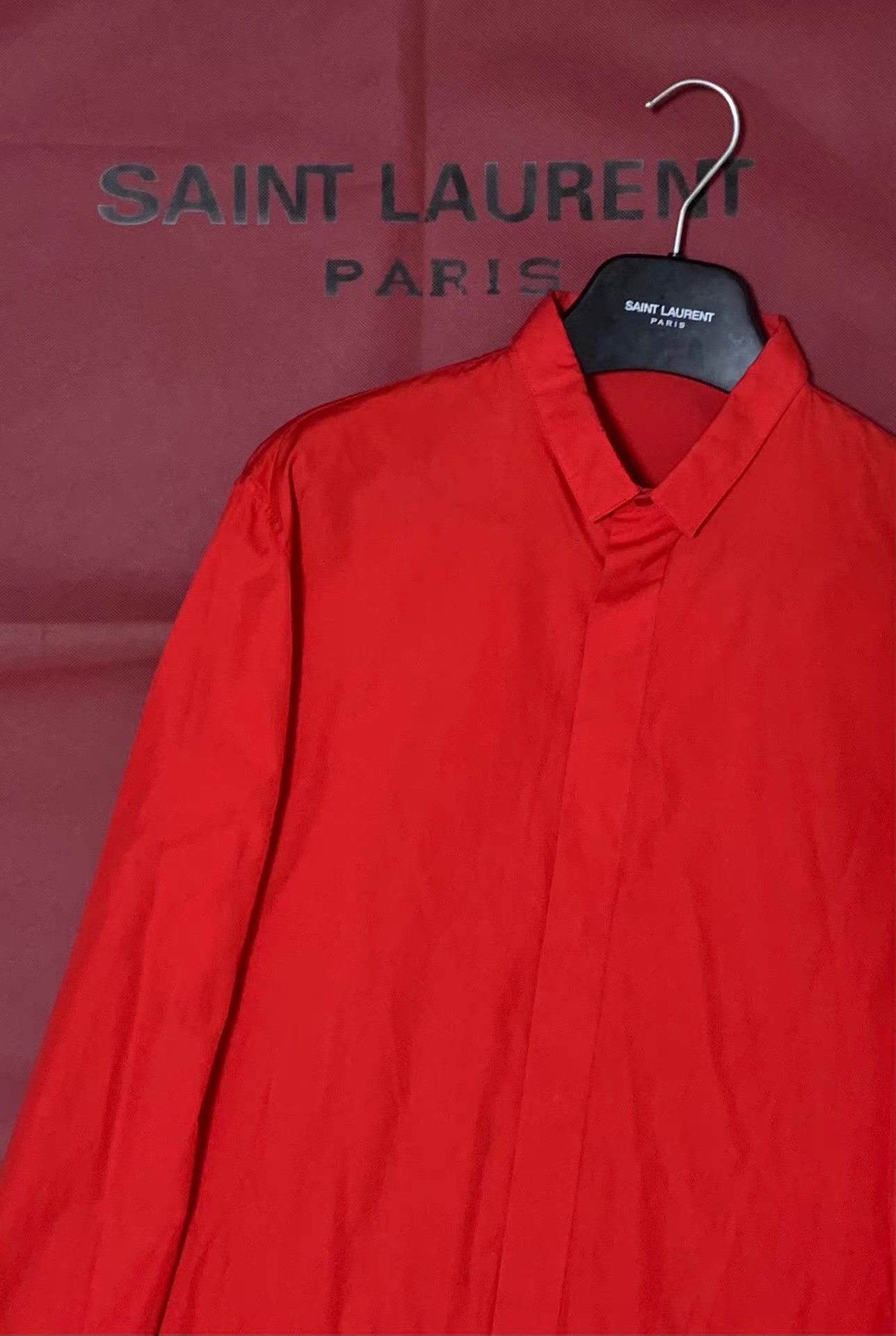 Dior Dior Homme Dior 11SS Basic Red Shirt Q12 Size US XL / EU 56 / 4 - 6 Thumbnail