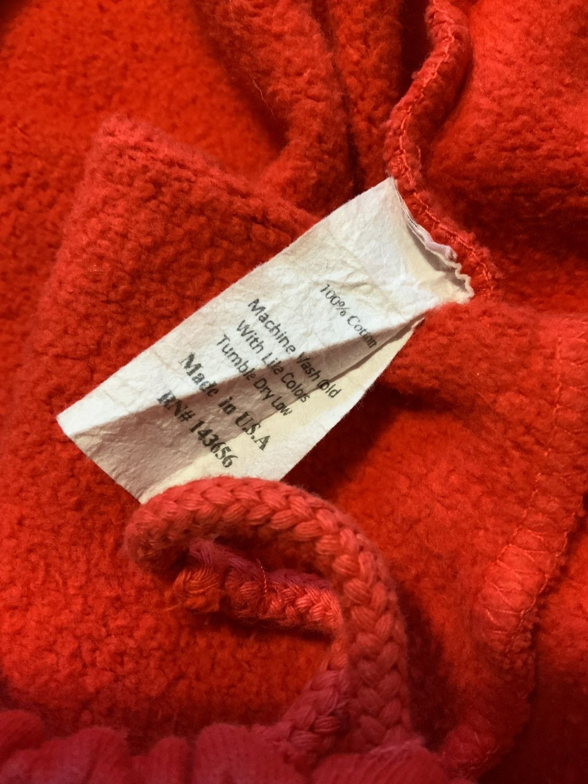Other Red Made In USA Blank Fleece Heavyweight Jogger Sweatpants Size US 32 / EU 48 - 4 Thumbnail