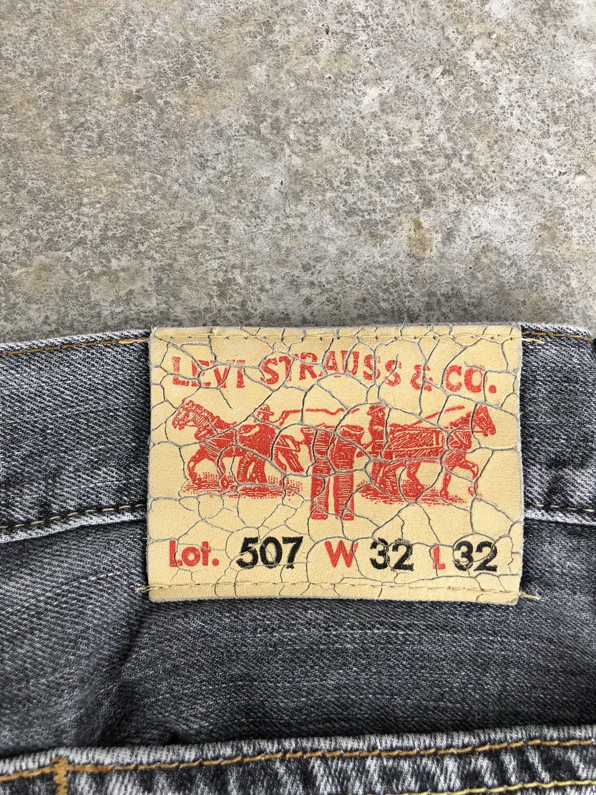 If Six Was Nine Y2k Levis Flared Jeans Distressed Jeans 507 Size US 31 - 22 Thumbnail