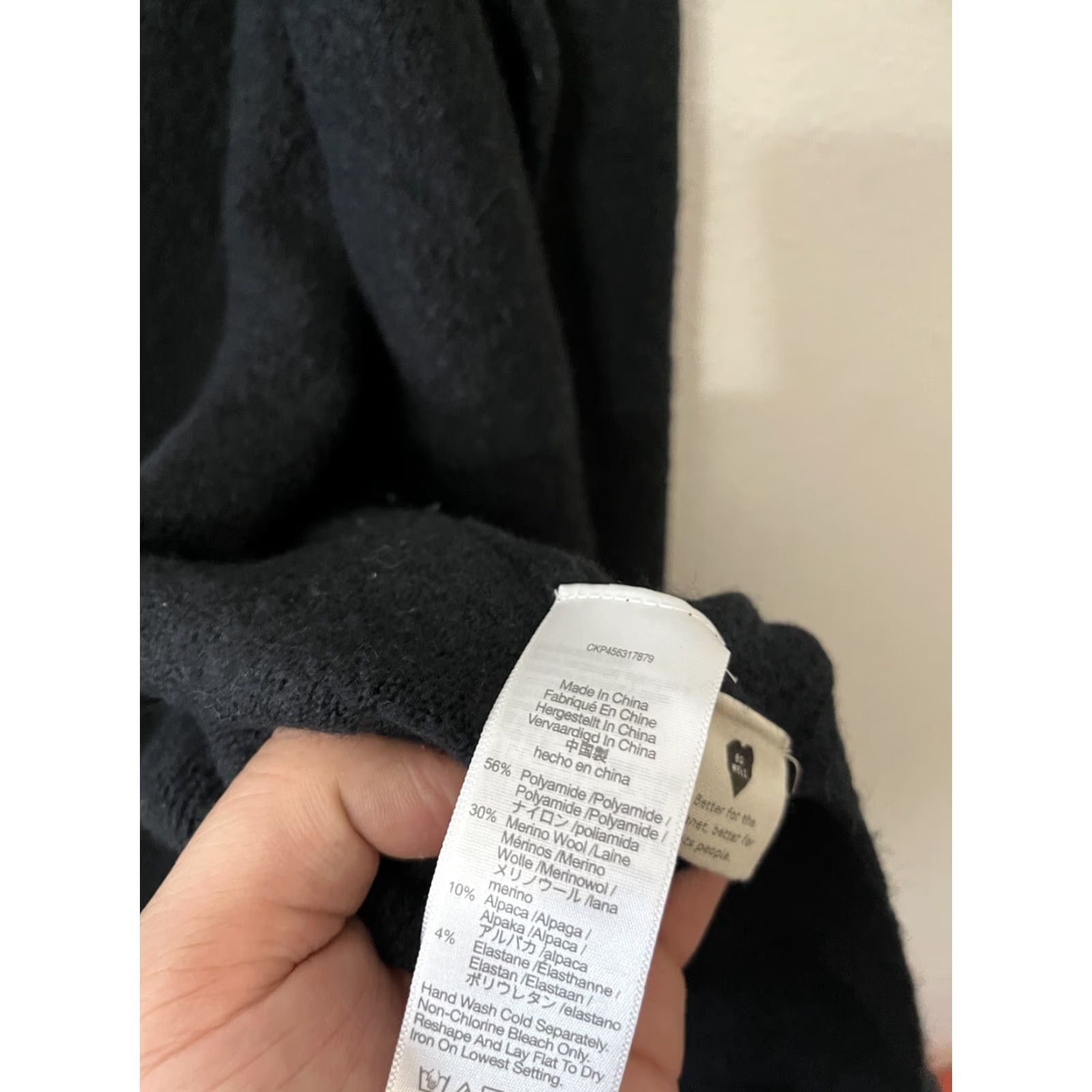 Madewell Madewell Cardigan Women Solid Black Large Cozy Walker Evening Size L / US 10 / IT 46 - 4 Thumbnail