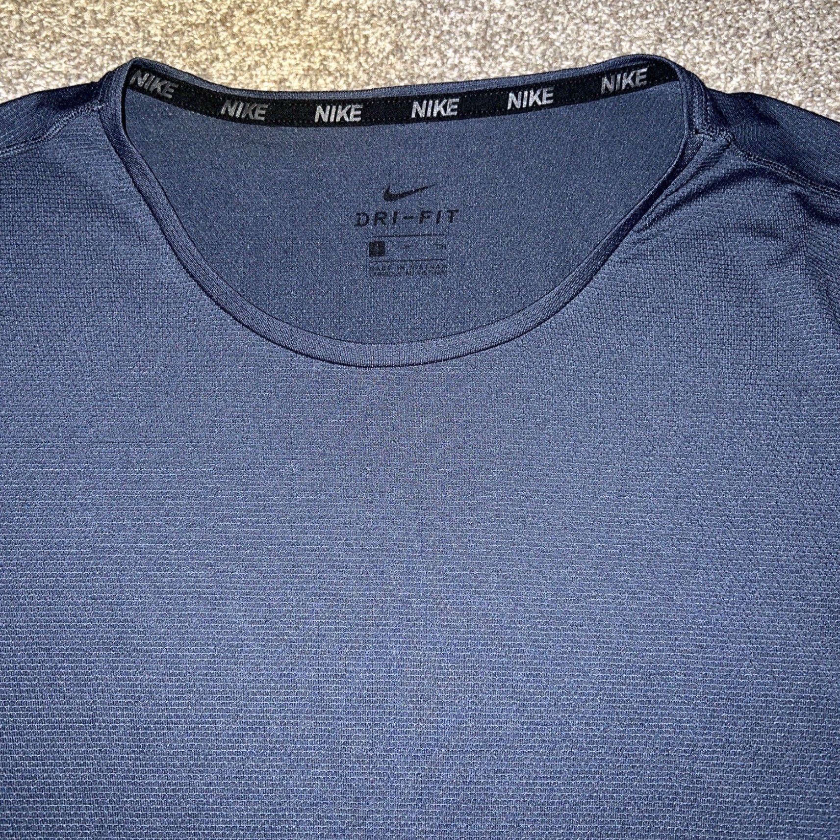 Nike Nike Dri Fit Blue Athletic T-Shirt Mens Size S Size US S / EU 44-46 / 1 - 2 Thumbnail