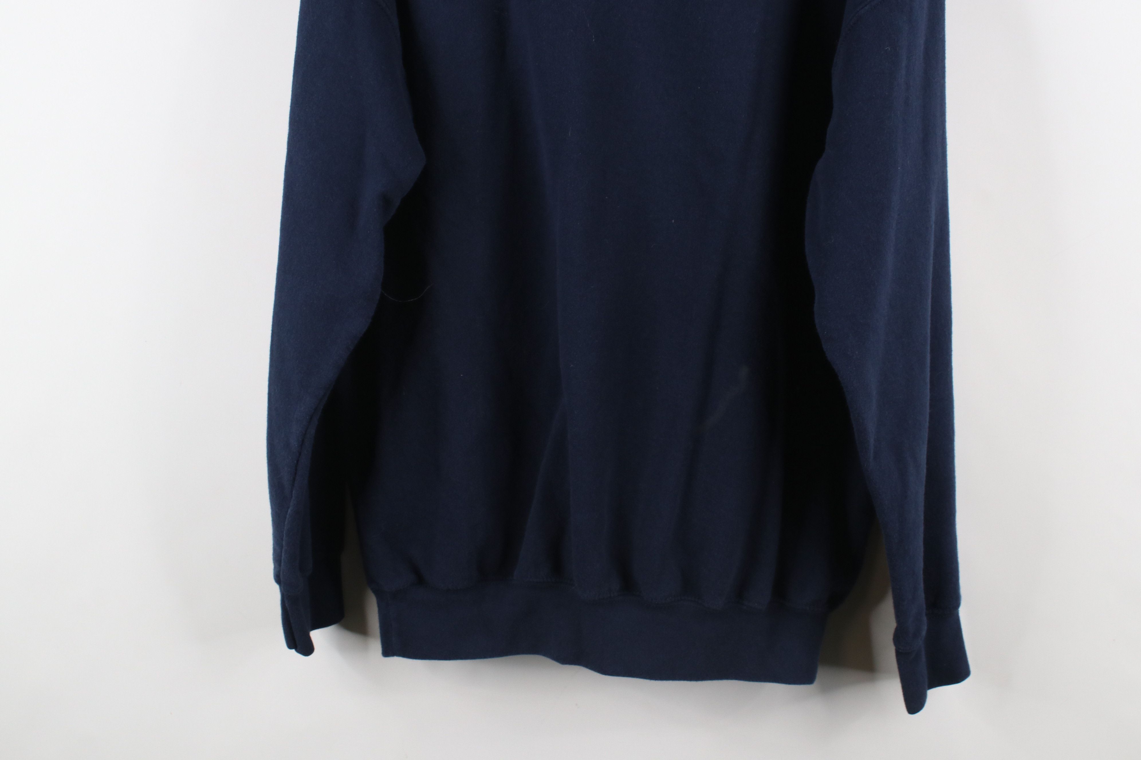 Vintage Vintage 90s Spell Out Fire Fighters Crewneck Sweatshirt Blue Size US L / EU 52-54 / 3 - 9 Thumbnail