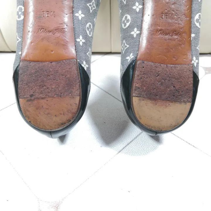 Louis Vuitton Louis Vuitton Classic Logo Grey Casual Flats -2508 Size US 6.5 / EU 39-40 - 4 Thumbnail