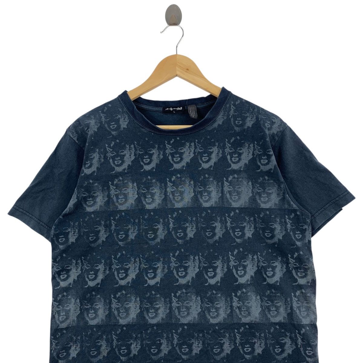 Andy Warhol ANDY WARHOL x Marilyn Monroe Overprint Pop Art Japan Tshirt Size US L / EU 52-54 / 3 - 2 Thumbnail