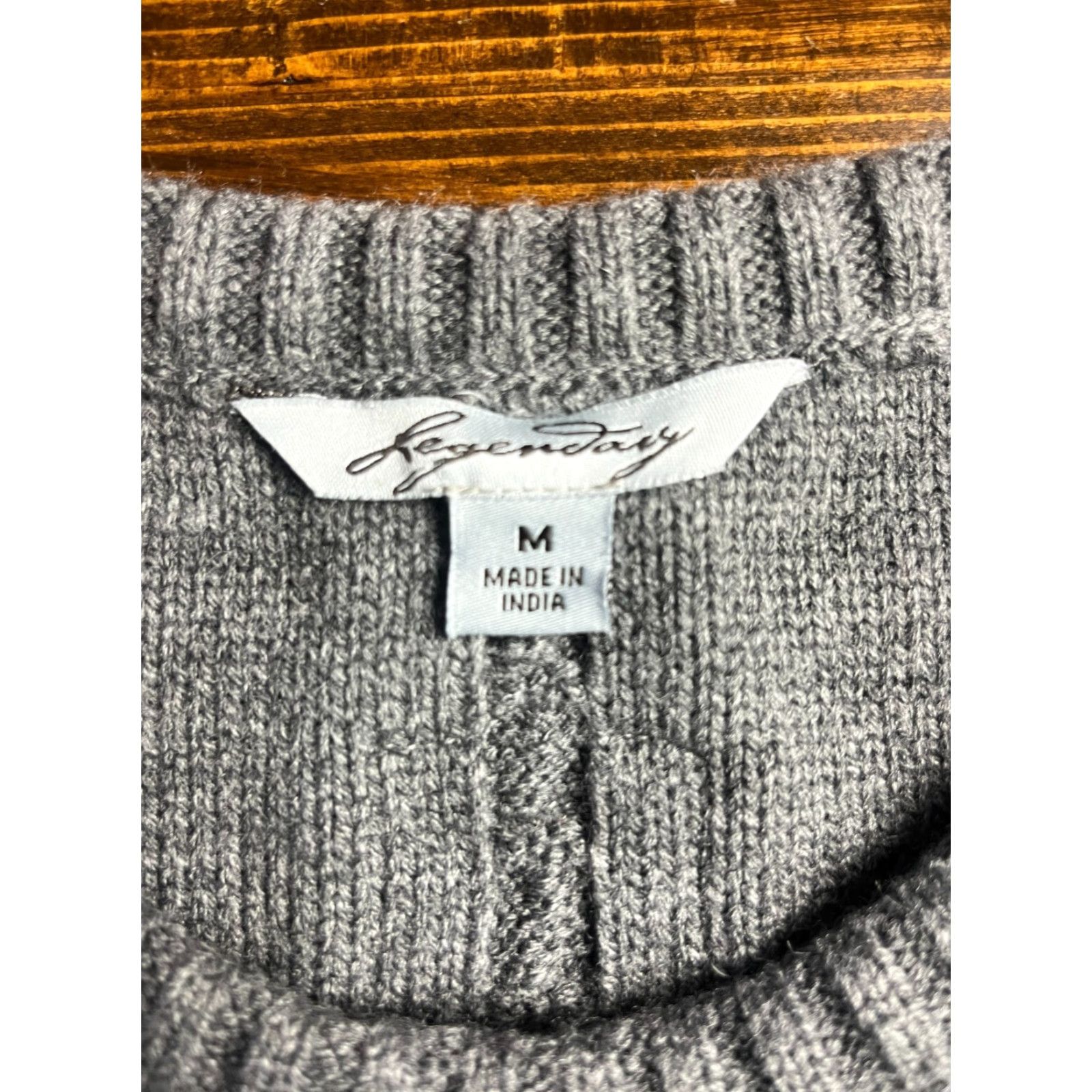 Vintage Legendary Sweater Womens Size M Gray Oversized Pullover Knit Crew Neck Classic Casual Size M / US 6-8 / IT 42-44 - 5 Thumbnail