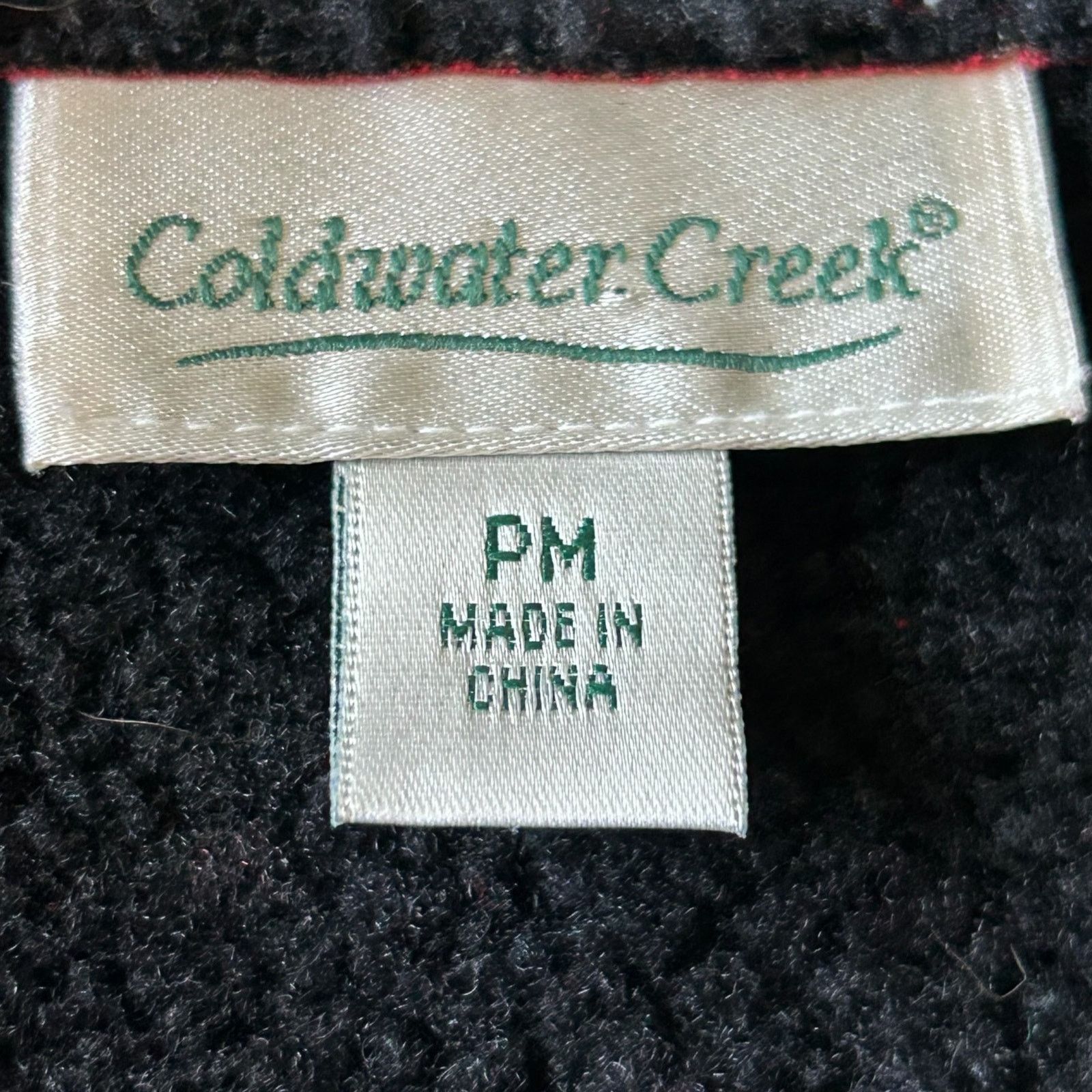 Coldwater Creek Womens Vintage Red & Black Coldwater Creek Jacket | Size PM Size M / US 6-8 / IT 42-44 - 7 Thumbnail