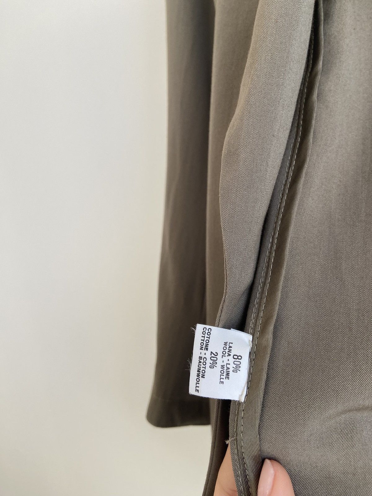 Versace Vintage Versace Khaki Blazer Size XS / US 0-2 / IT 36-38 - 15 Thumbnail