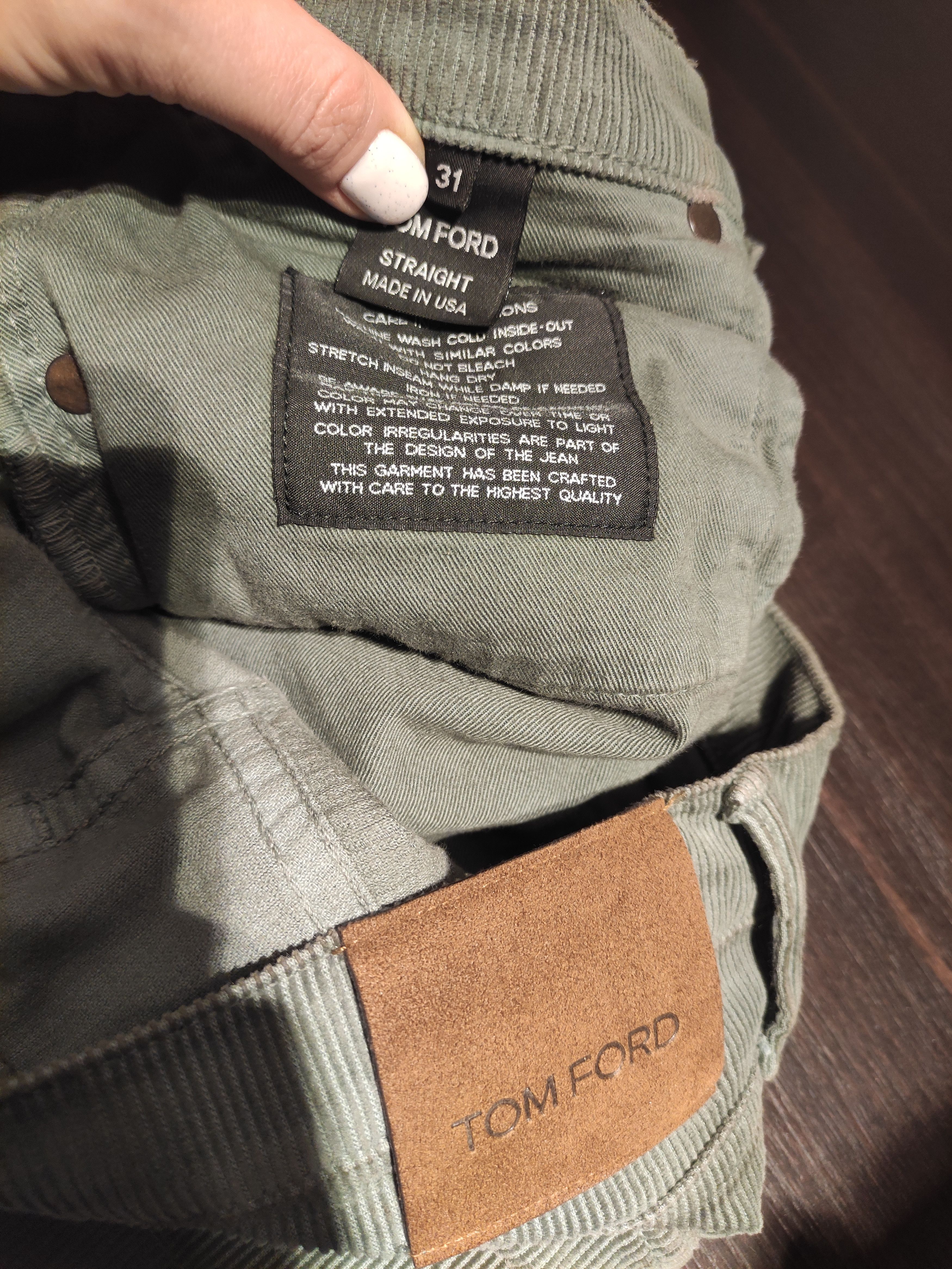 Tom Ford Tom Ford men's corduroy trousers Size US 31 - 9 Thumbnail