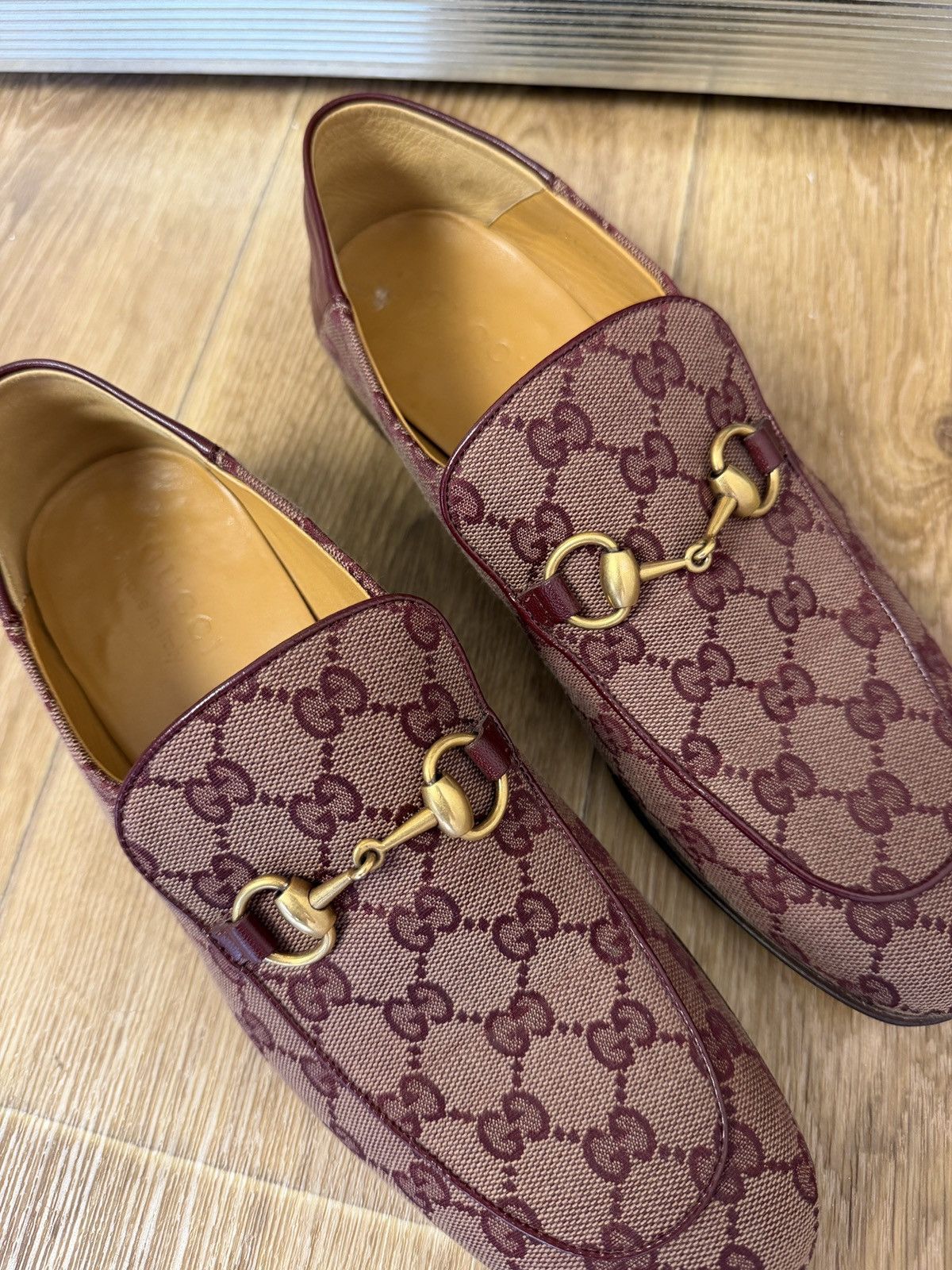 Gucci Gucci Monogram Horsebit Loafer Size US 8 / EU 41 - 4 Thumbnail