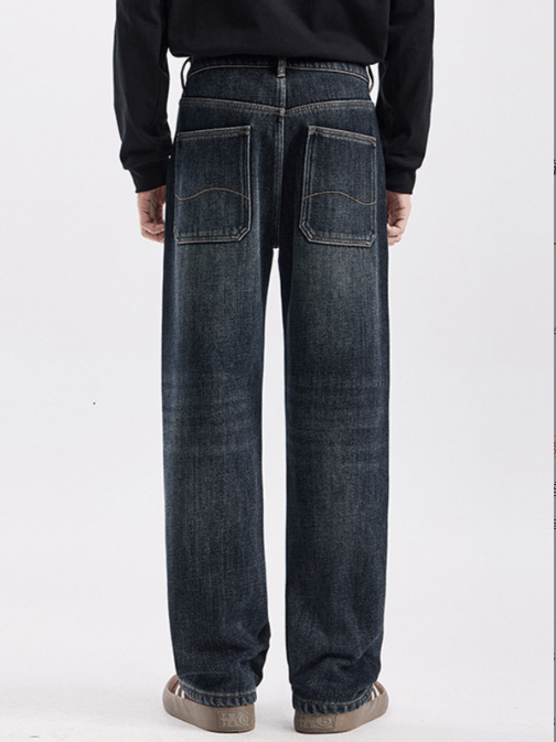 Japanese Brand × Jean American retro men's loose trendy straight jeans Size US 32 / EU 48 - 4 Thumbnail