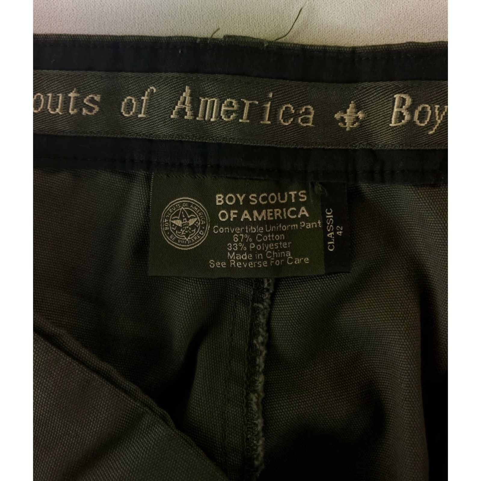 Vintage Boy Scouts BSA Switchback Cargo Pants Green Mens 42 Inseam 33 Actual Size US 42 / EU 58 - 2 Thumbnail