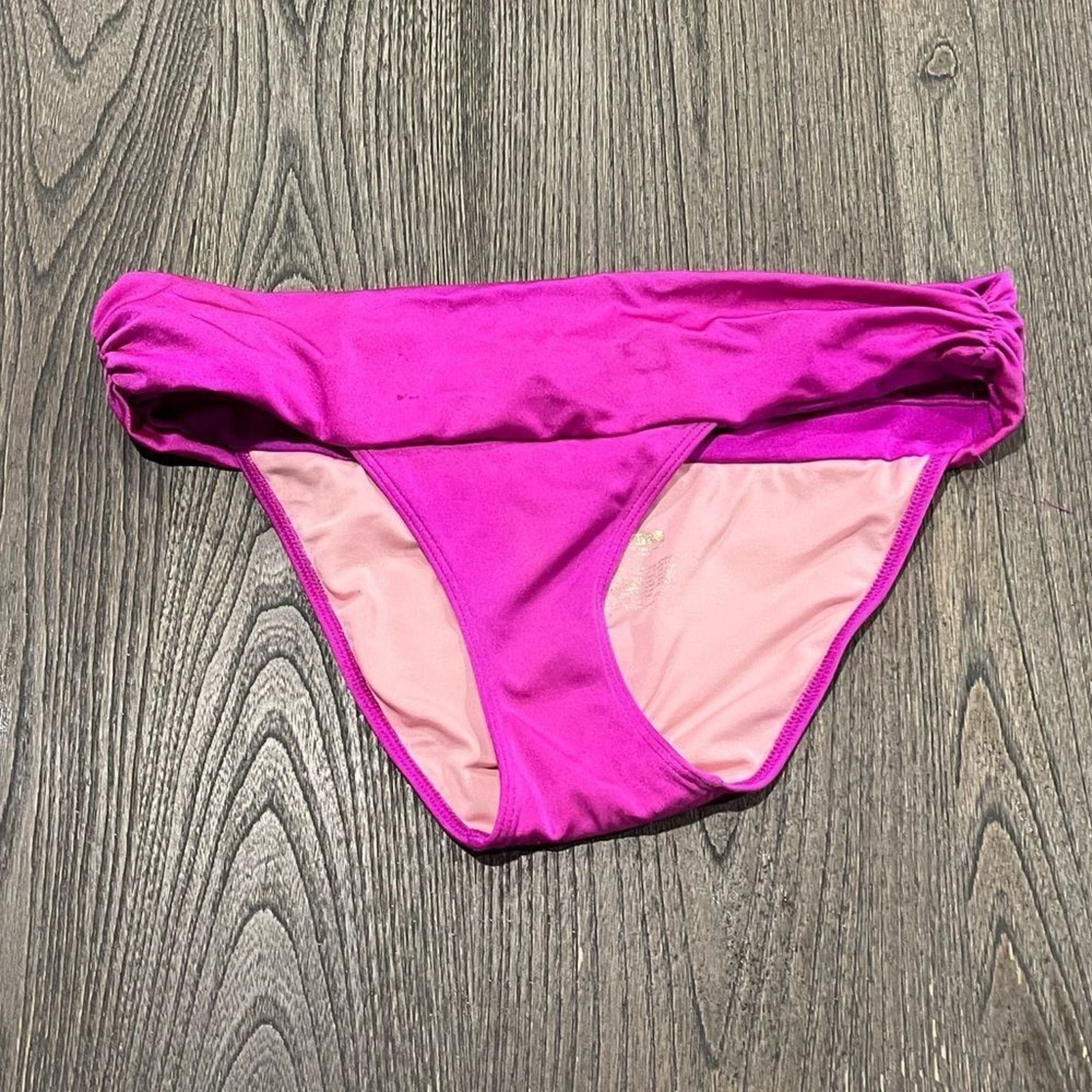 Victoria's Secret Victoria's Secret Magenta Cheeky Swim Bikini Bottoms Size S Size ONE SIZE - 1 Thumbnail