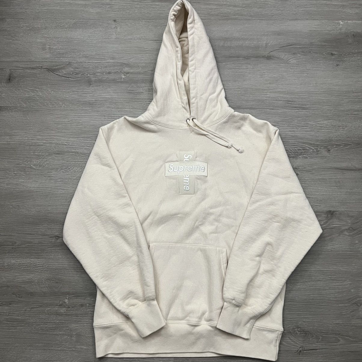 Supreme Supreme Cross Box Logo Hoodie FW18 Size US M / EU 48-50 / 2 - 2 Thumbnail