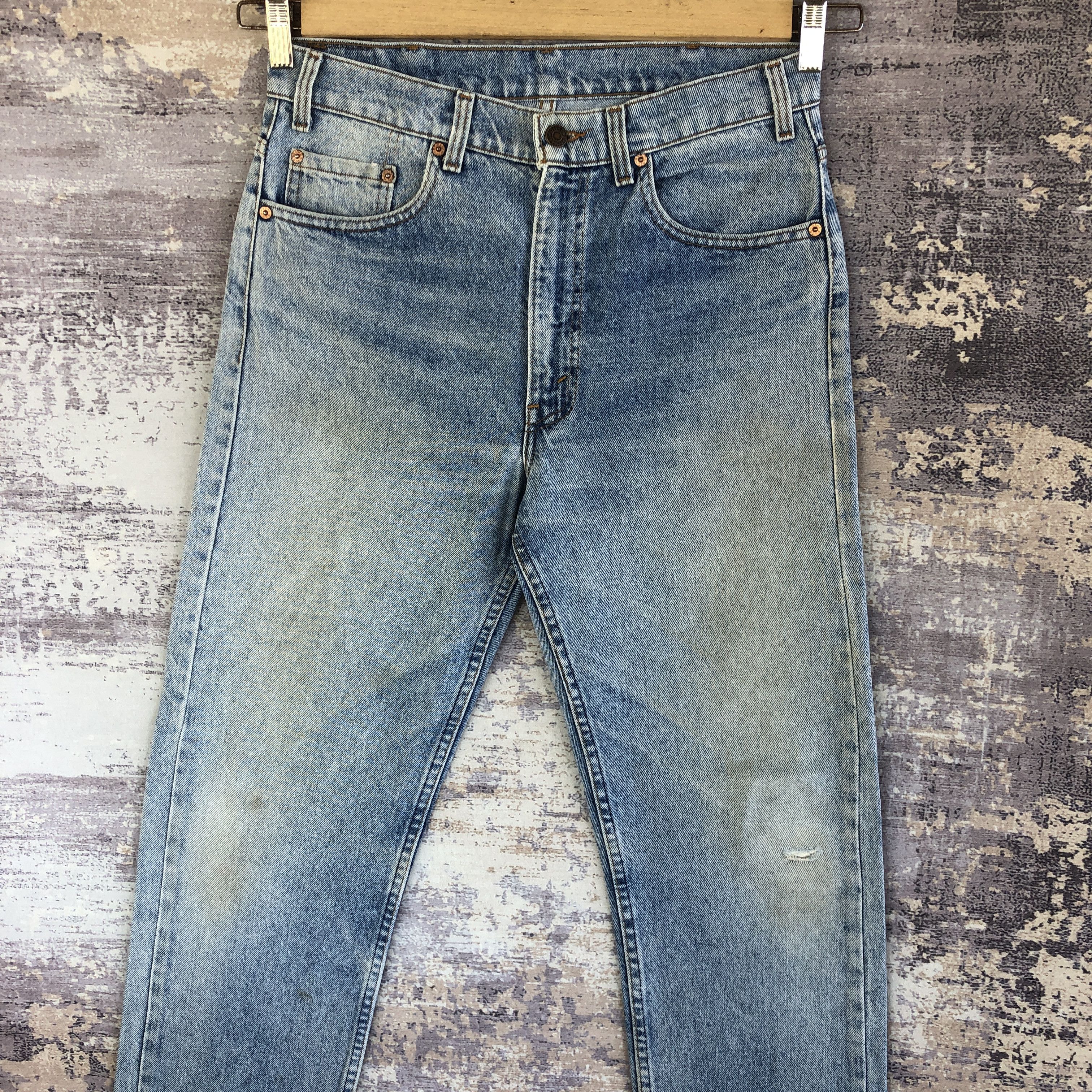 Levi's Vintage Levis 505 Faded Jeans Rusty Levi's Stone Wash Denim Size US 30 / EU 46 - 3 Thumbnail