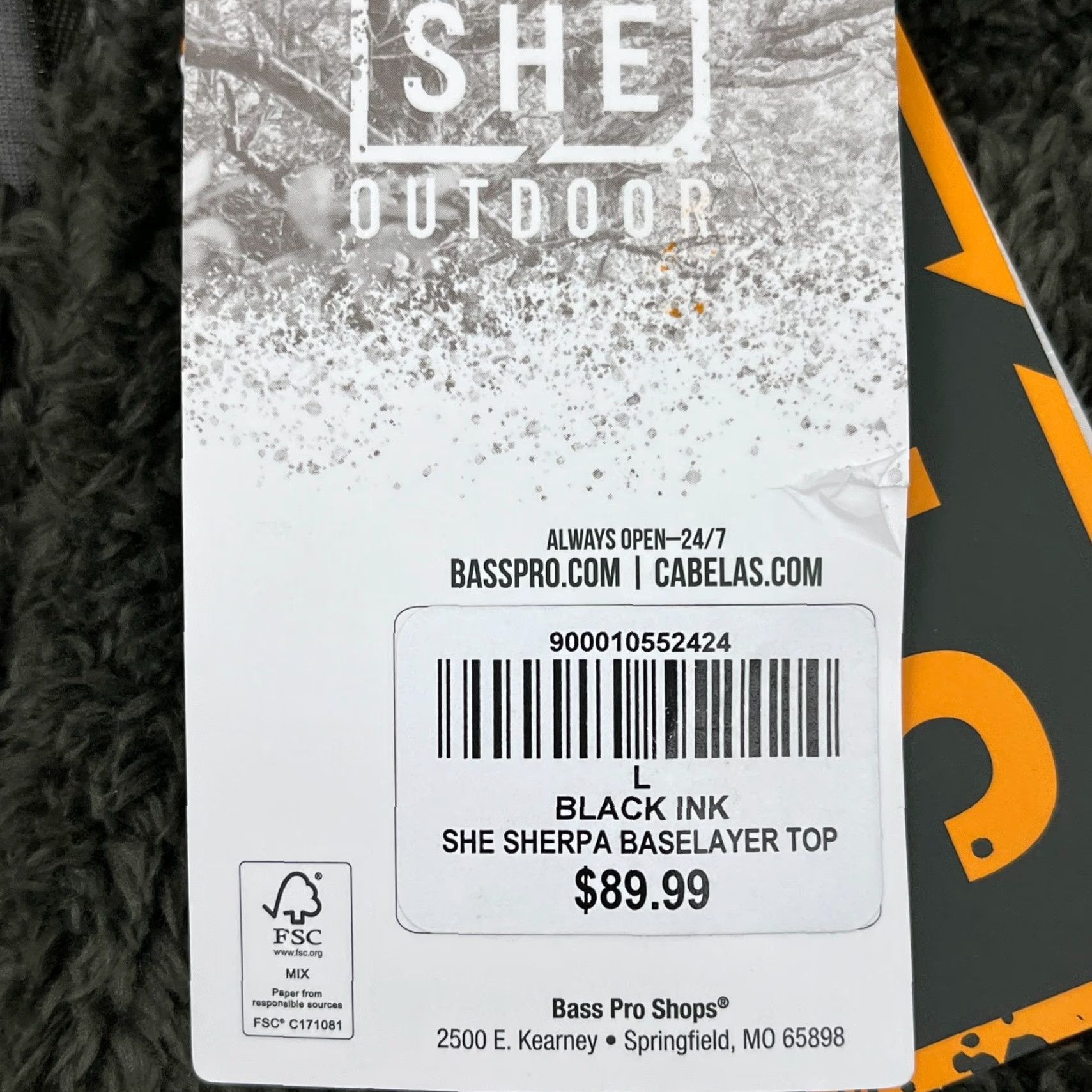 Layer 8 SHE Outdoor Sherpa Jacket Womens L Black Ink Gray Base Layer Hunting Outdoor NEW Jacket Size M / US 6-8 / IT 42-44 - 3 Thumbnail