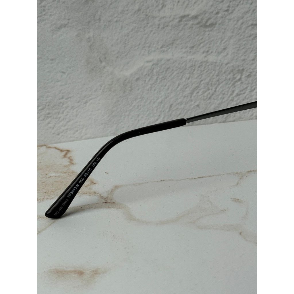 Tom Ford NEW Tom Ford FT5943-B Bluelight Frames in Silver Brown Size ONE SIZE - 6 Thumbnail