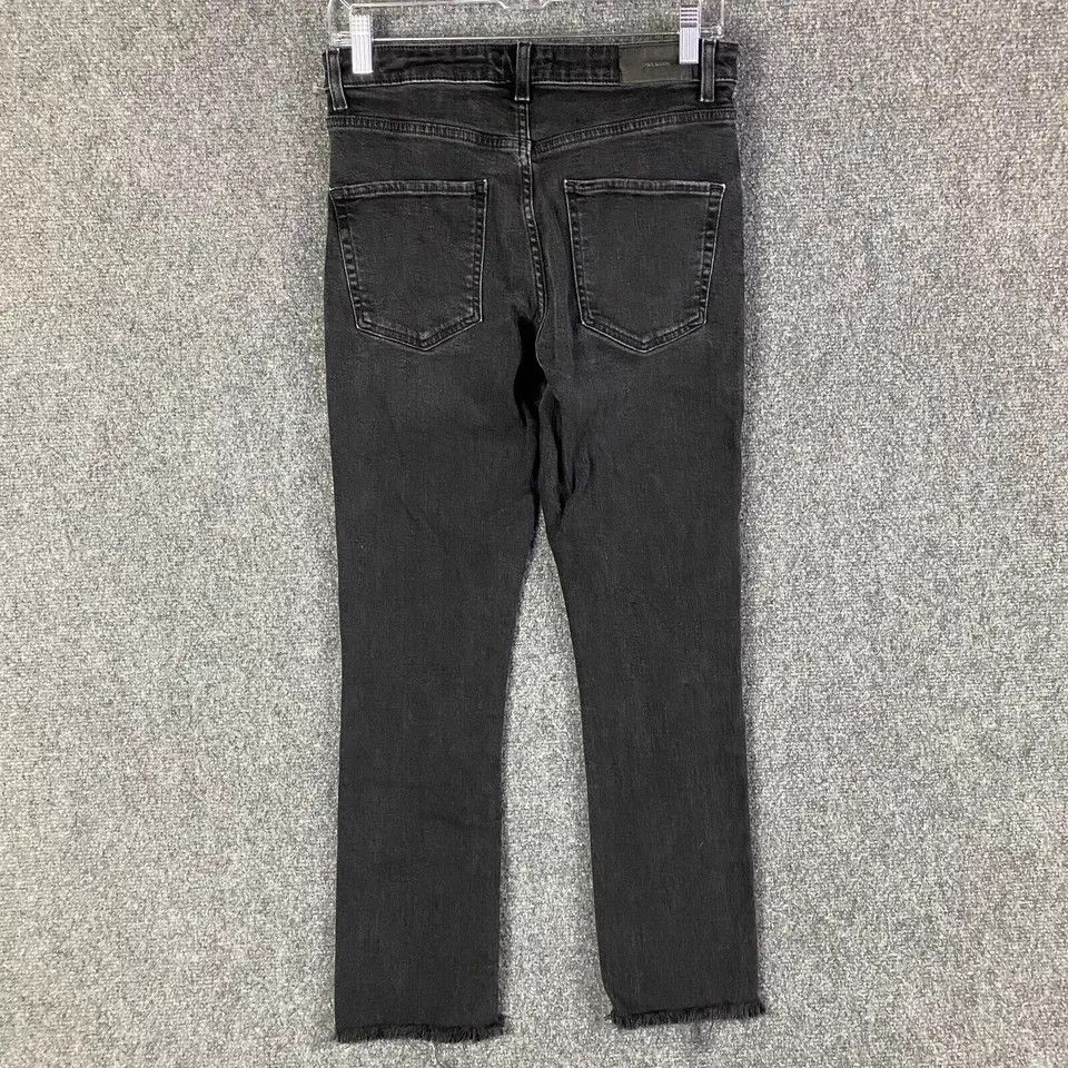 Zara Zara Jeans Women's Size 8 Straight Leg Denim Gray Cut Off Size 30" / US 8 / IT 44 - 5 Thumbnail