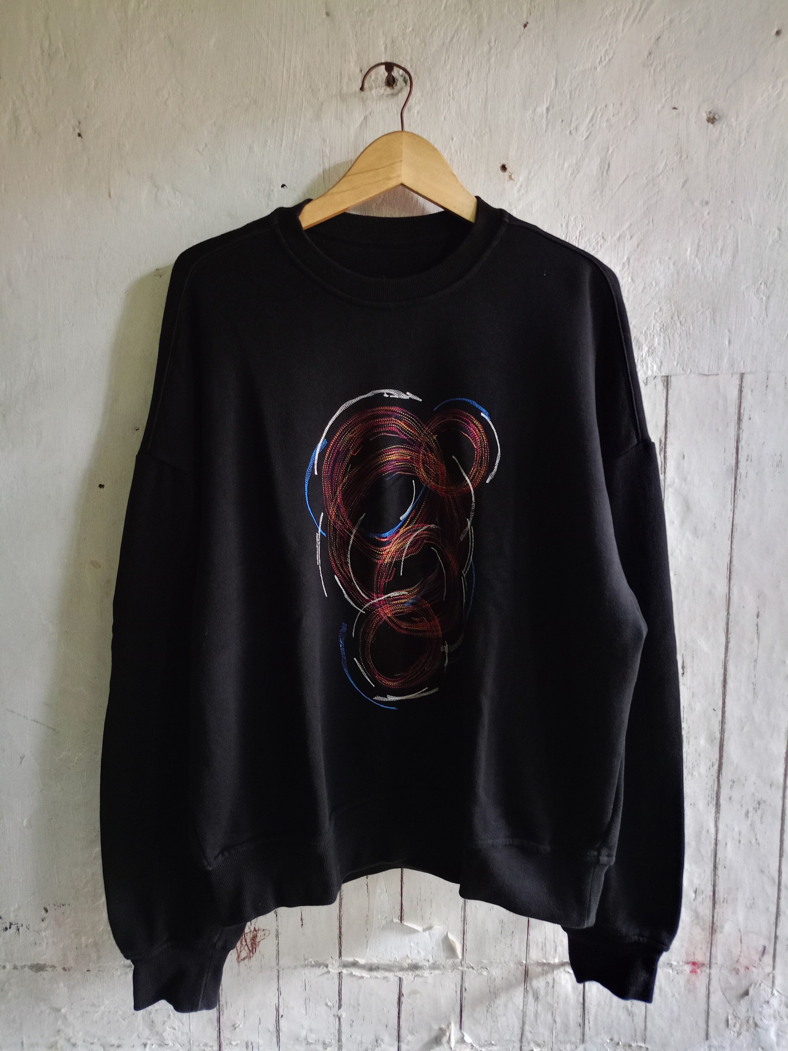 Japanese Brand 2000s Maison Mined Embroidered Sweater Size US L / EU 52-54 / 3 - 1 Thumbnail