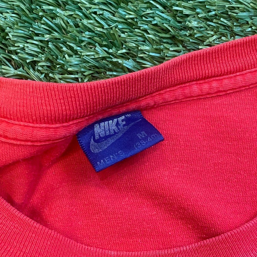 Nike Vintage Nike 1985 Triple Swoosh Red Long Sleeve Size US S / EU 44-46 / 1 - 5 Thumbnail