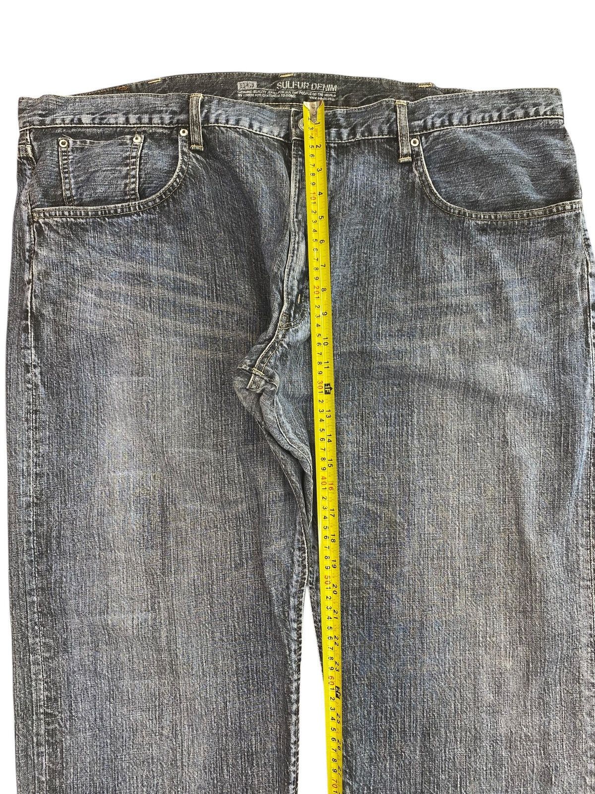 Edwin Edwin Vintage Faded Acid Blue Wash Style Straight Jeans Size US 44 / EU 60 - 10 Thumbnail