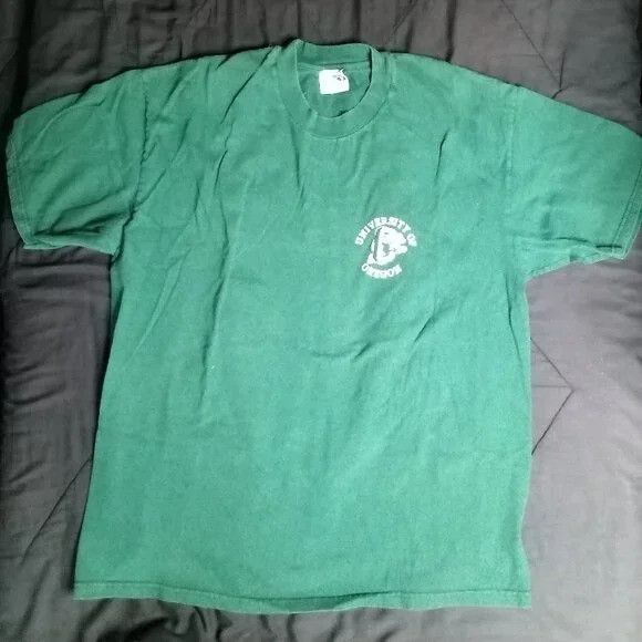 Hanes Vintage 90s Oregon Ducks Logo T-Shirt Size US XL / EU 56 / 4 - 2 Thumbnail