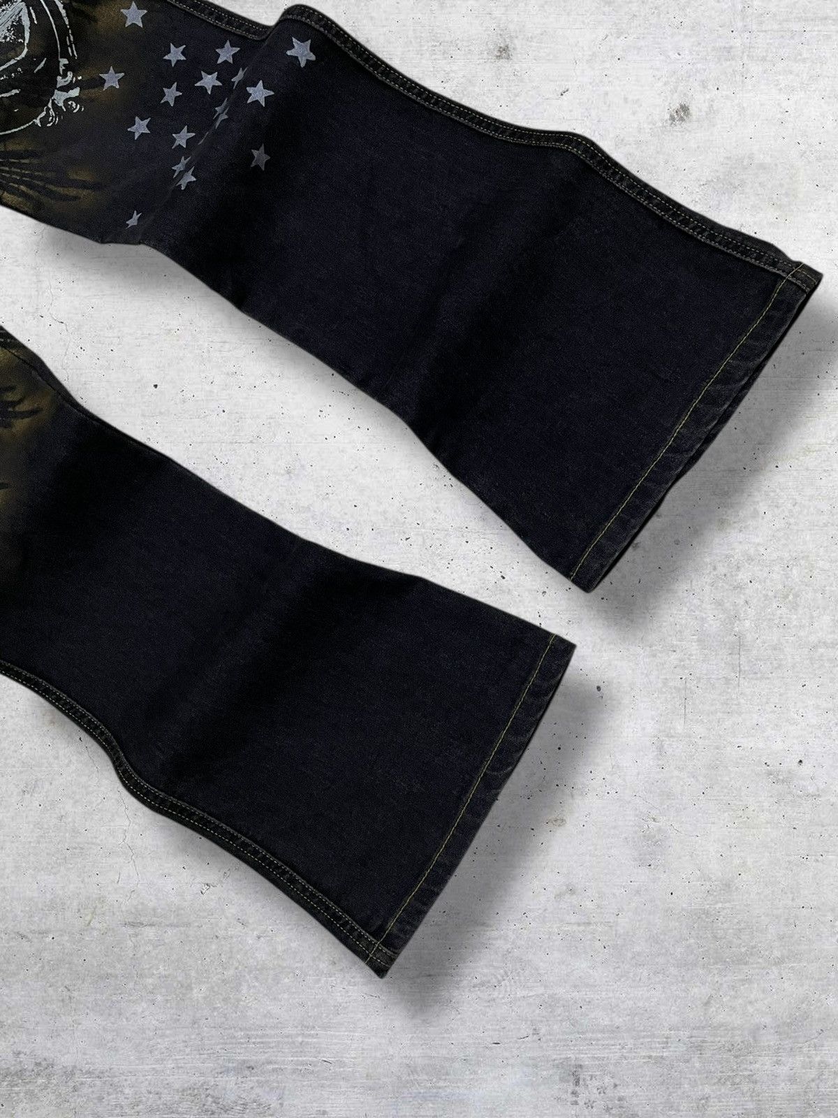 Hysteric Glamour VINTAGE 1990S JAPAN DESIGNER LAURA PUNK ART-INSPIRED DENIM Size US 28 / EU 44 - 4 Thumbnail