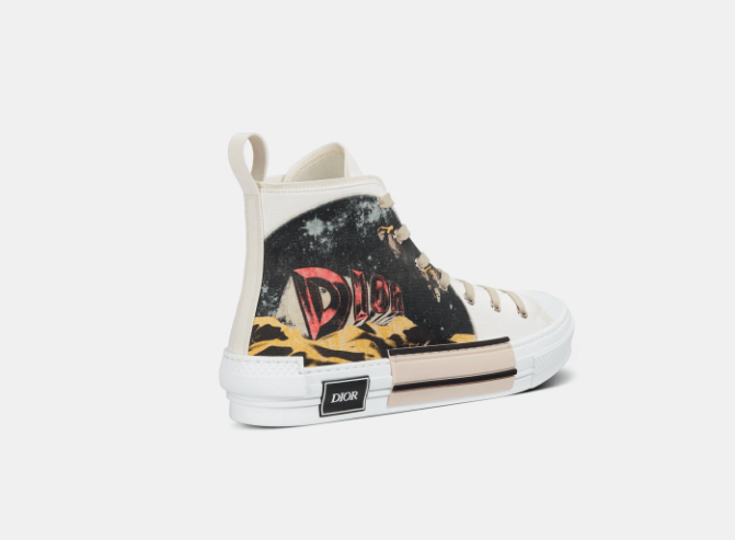 Dior o1w1db10525 3SH129 B23 High-Top Sneakers in White Size US 5.5 / EU 38 - 3 Thumbnail
