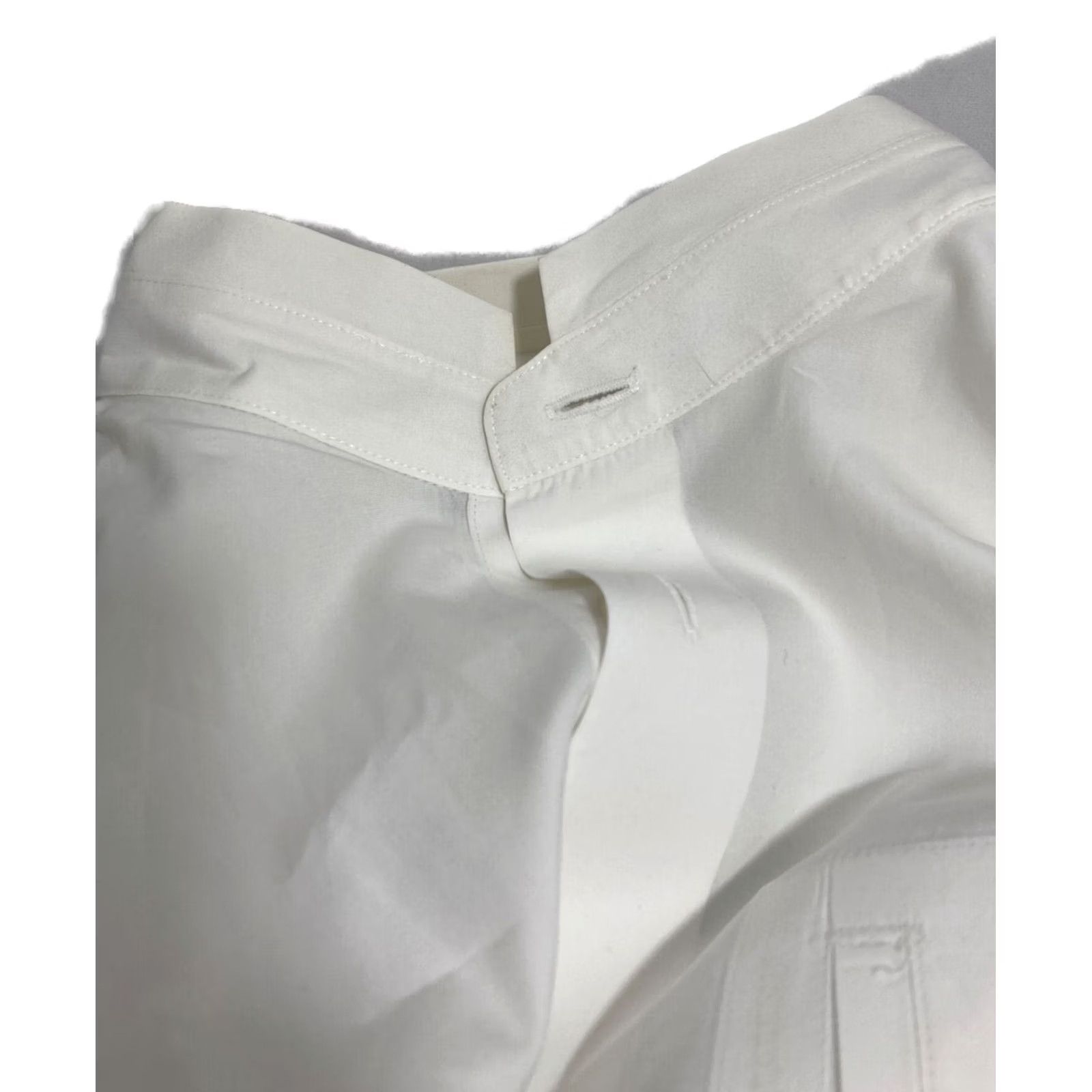 Issey Miyake ISSEY MIYAKE shirt men's size 2 white cotton stand collar wide Solid USED Size US XS / EU 42 / 0 - 6 Thumbnail