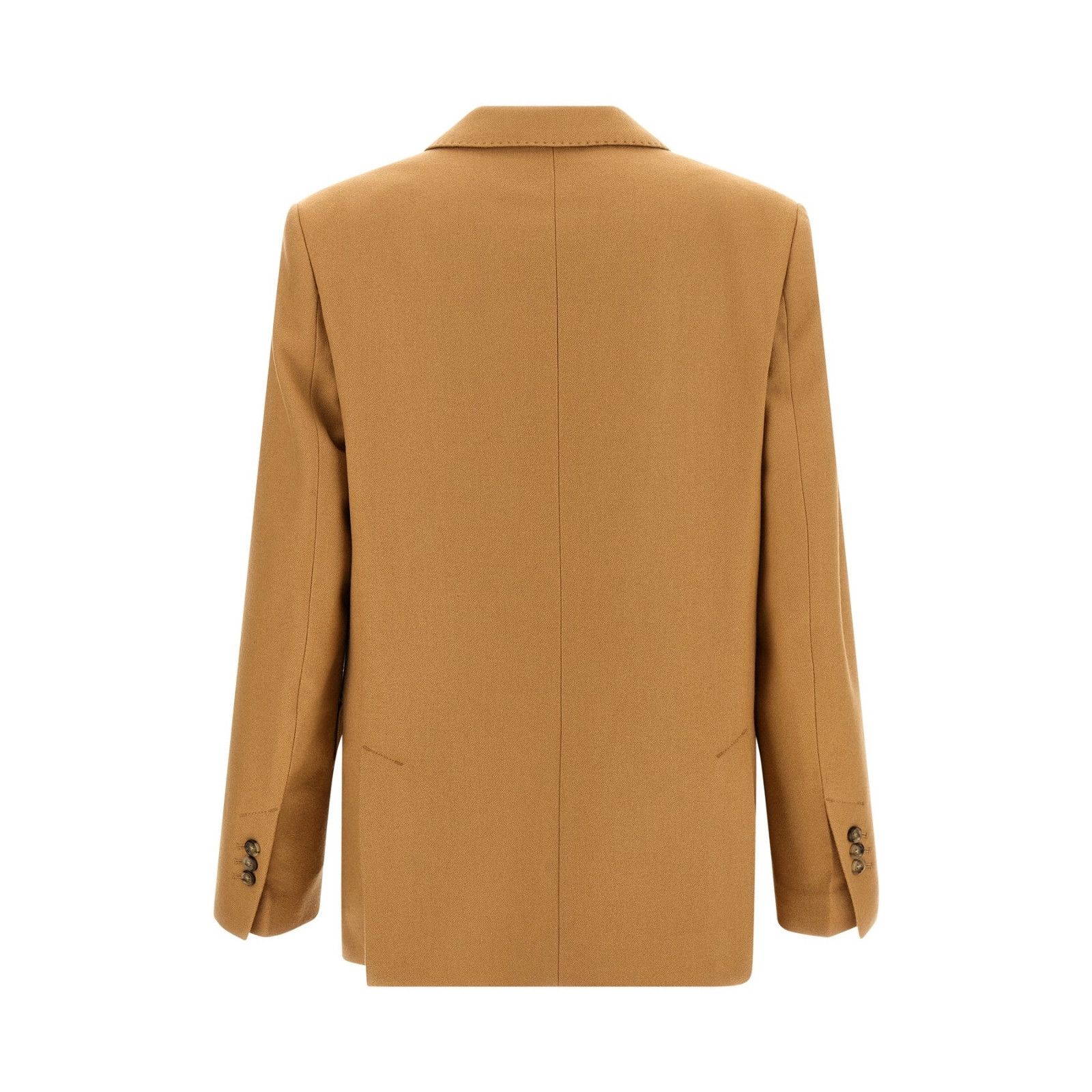 AMI AMI PARIS Beige Wool Blazer Jacket New & Authentic (Women's Size XS / US 0-2 / IT 36-38 - 2 Thumbnail