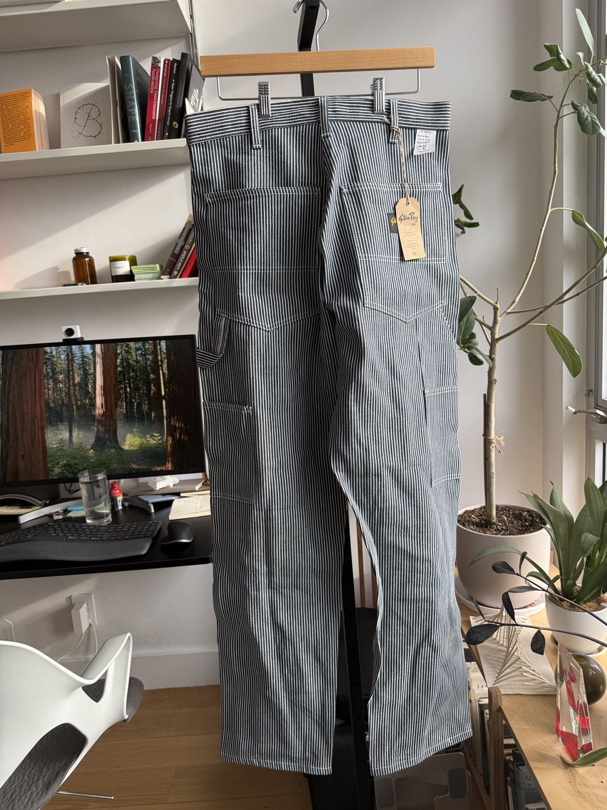 Stan Ray Stan Ray OG Painter Pant Hickory Stripe Size US 33 - 6 Thumbnail