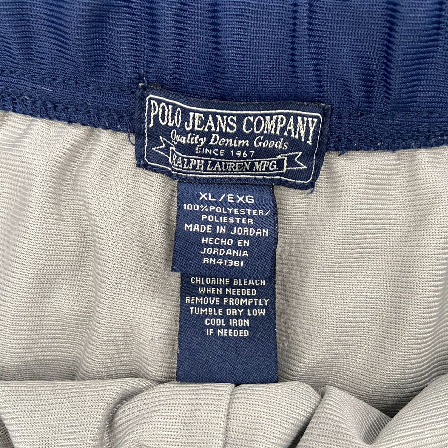 Ralph Lauren VINTAGE Polo Jeans Company Shorts Adult Extra Large Gray Lined Ralph Lauren XL Size US XL / EU 56 / 4 - 4 Thumbnail