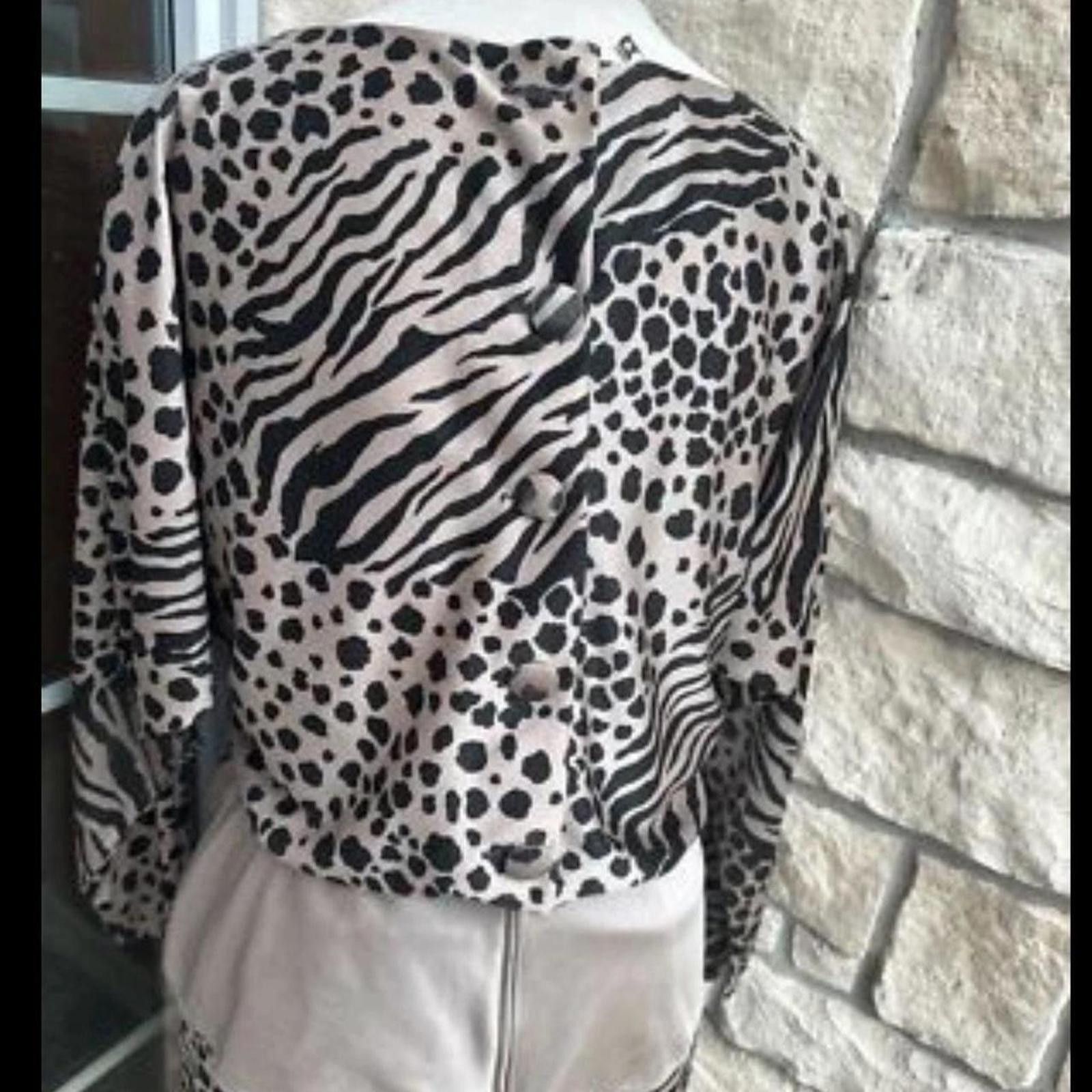 Other 70s Leopard Cheetah Dress Sz Medium(6/8) Size M / US 6-8 / IT 42-44 - 5 Thumbnail
