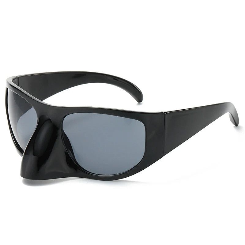 Vintage Retro Alien Owl Oval Sunglasses Size ONE SIZE - 2 Thumbnail