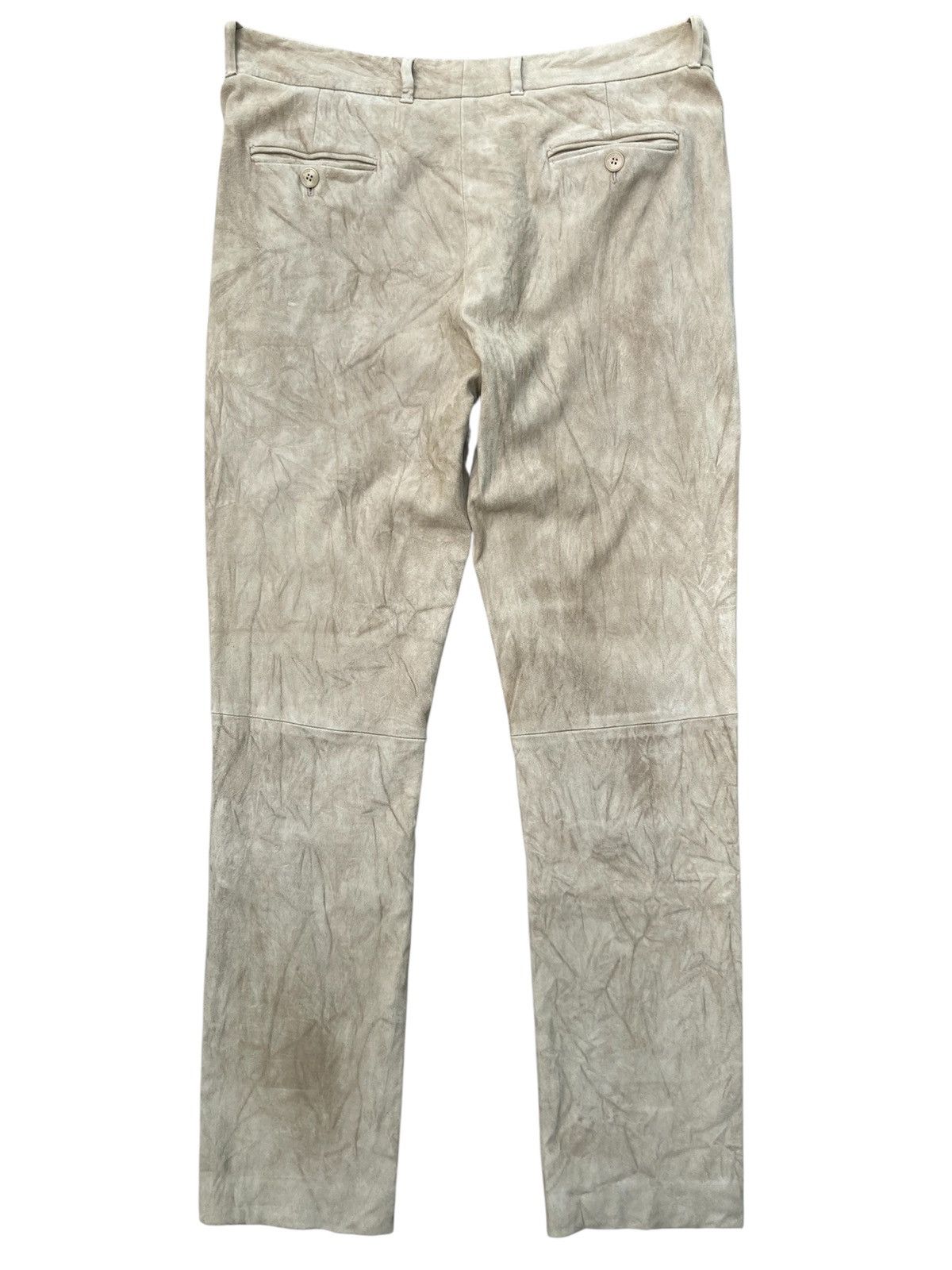 Loro Piana Loro Piana Leather Brown Lambskin Pants Size 32" / US 10 / IT 46 - 2 Thumbnail