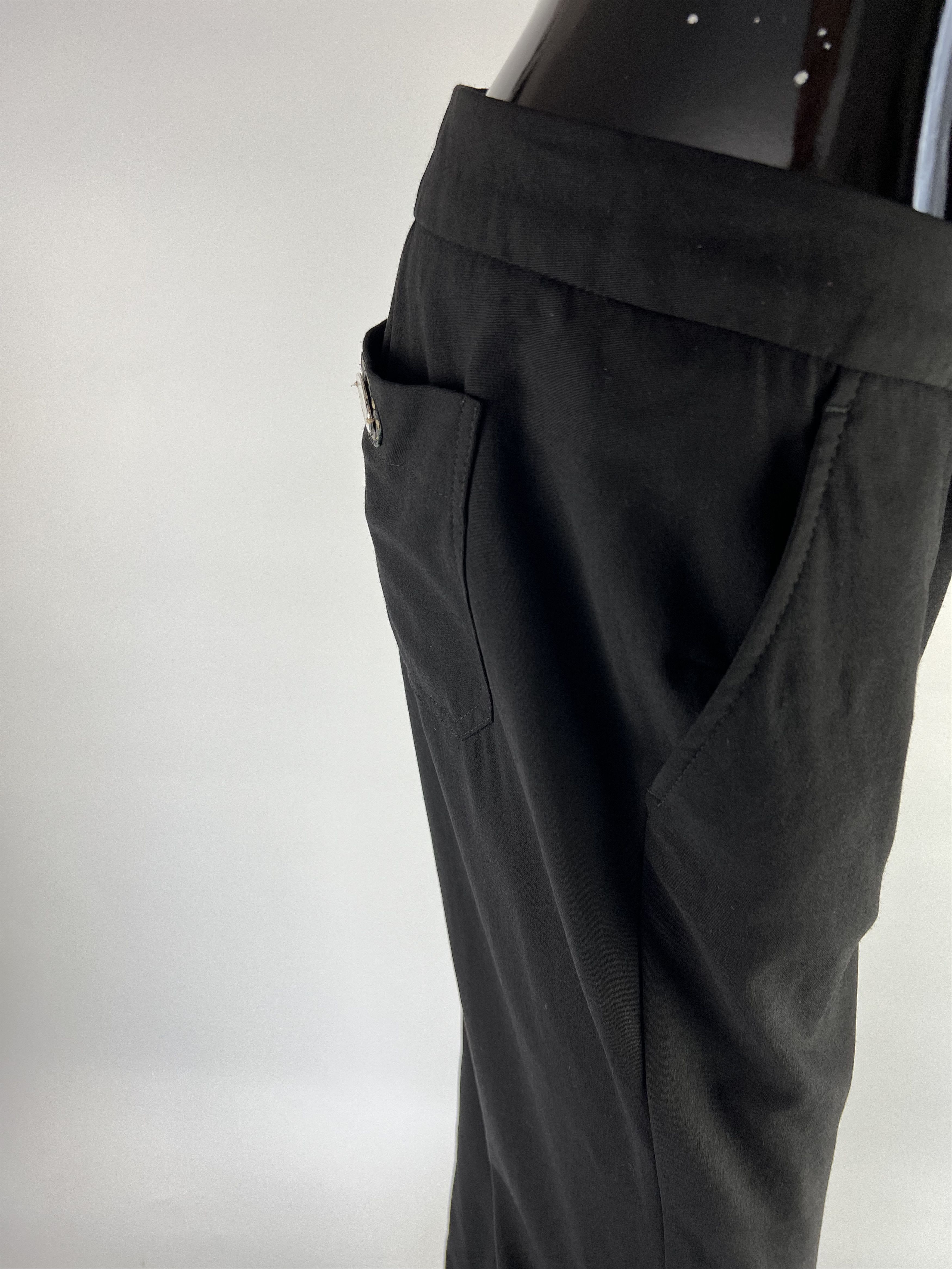 Fendi × Vintage Fendi Vintage Women's Black Wool Pants Size IT44 Size 30" / US 8 / IT 44 - 5 Thumbnail