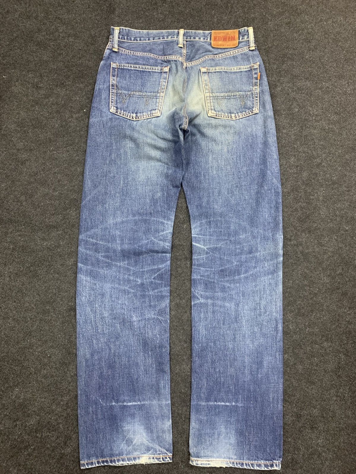 Edwin Edwin 505XX Selvedge Jeans Vintage Japanese Denim Straight. Size US 30 / EU 46 - 2 Thumbnail